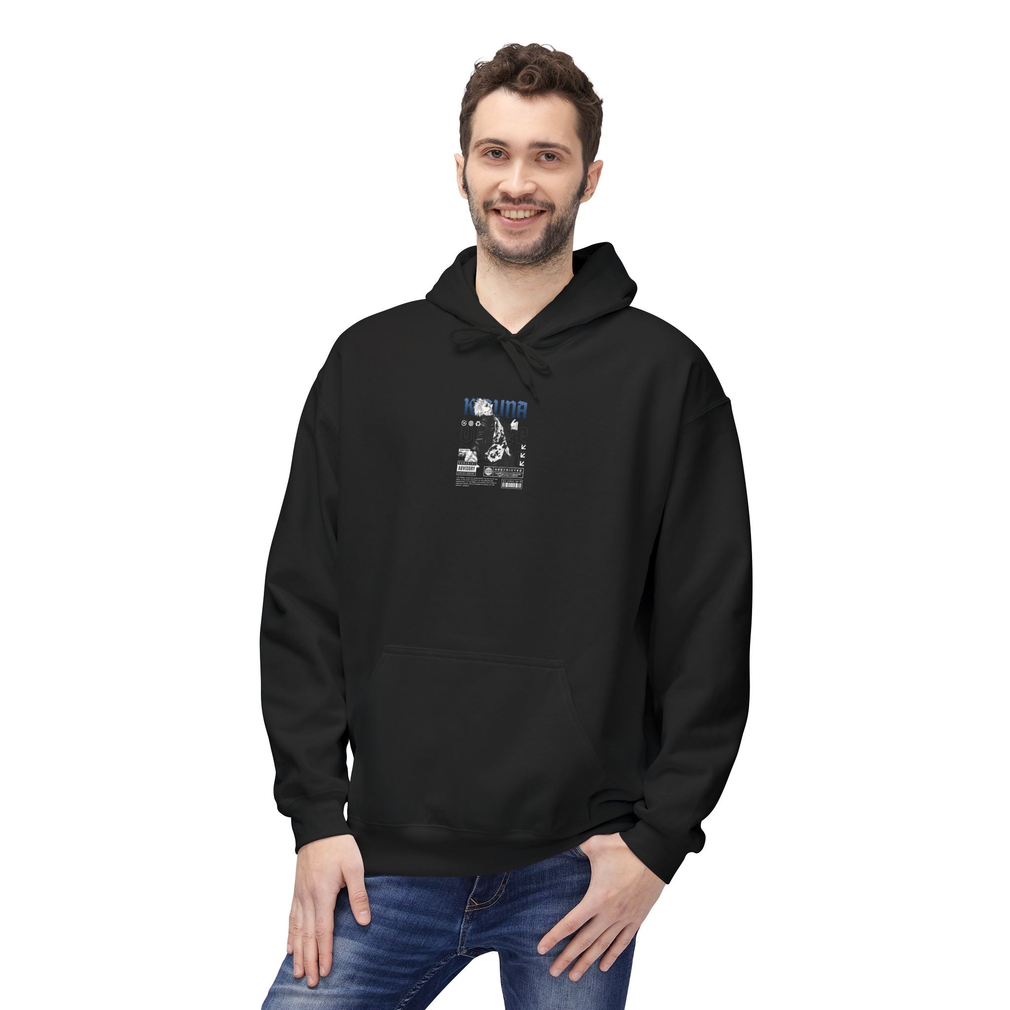 KIZUNA Anime Noir Graphic Hoodie