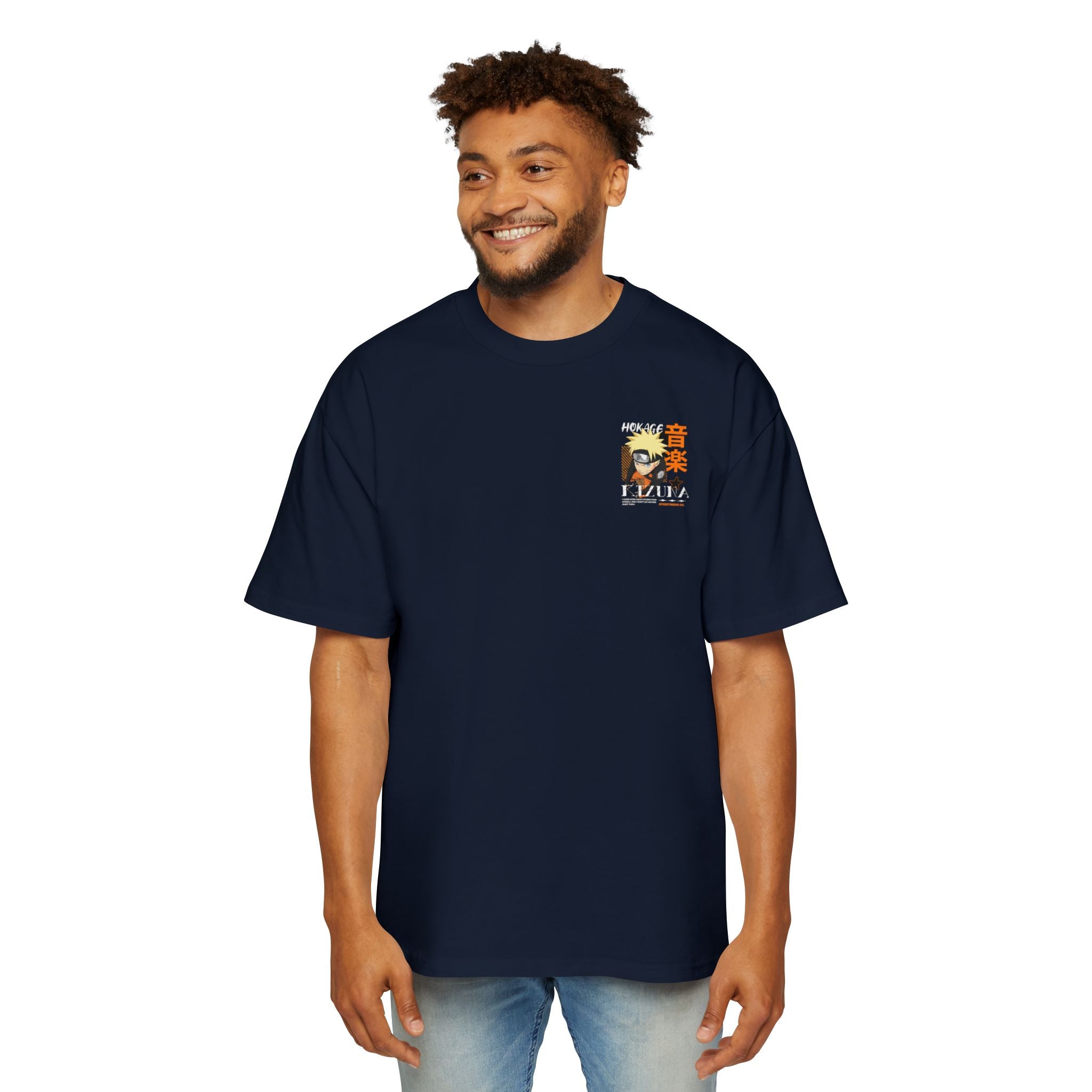 KIZUNA Naruto Hokage Kazuna Graphic Oversized Tee