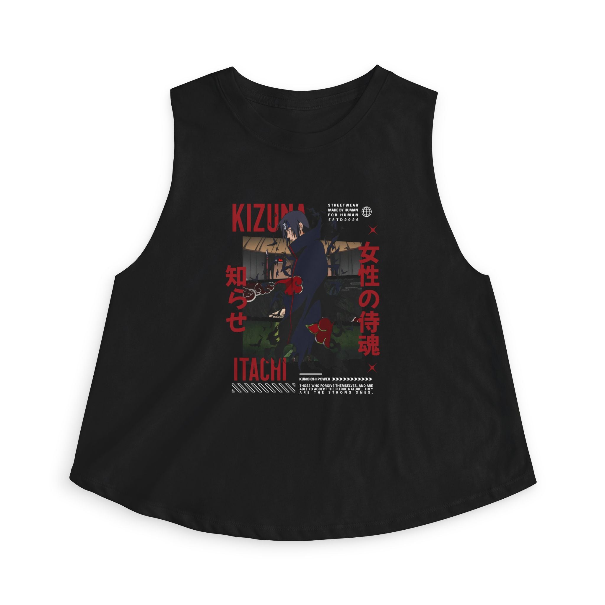 Itachi Kizuna Anime Crop Top
