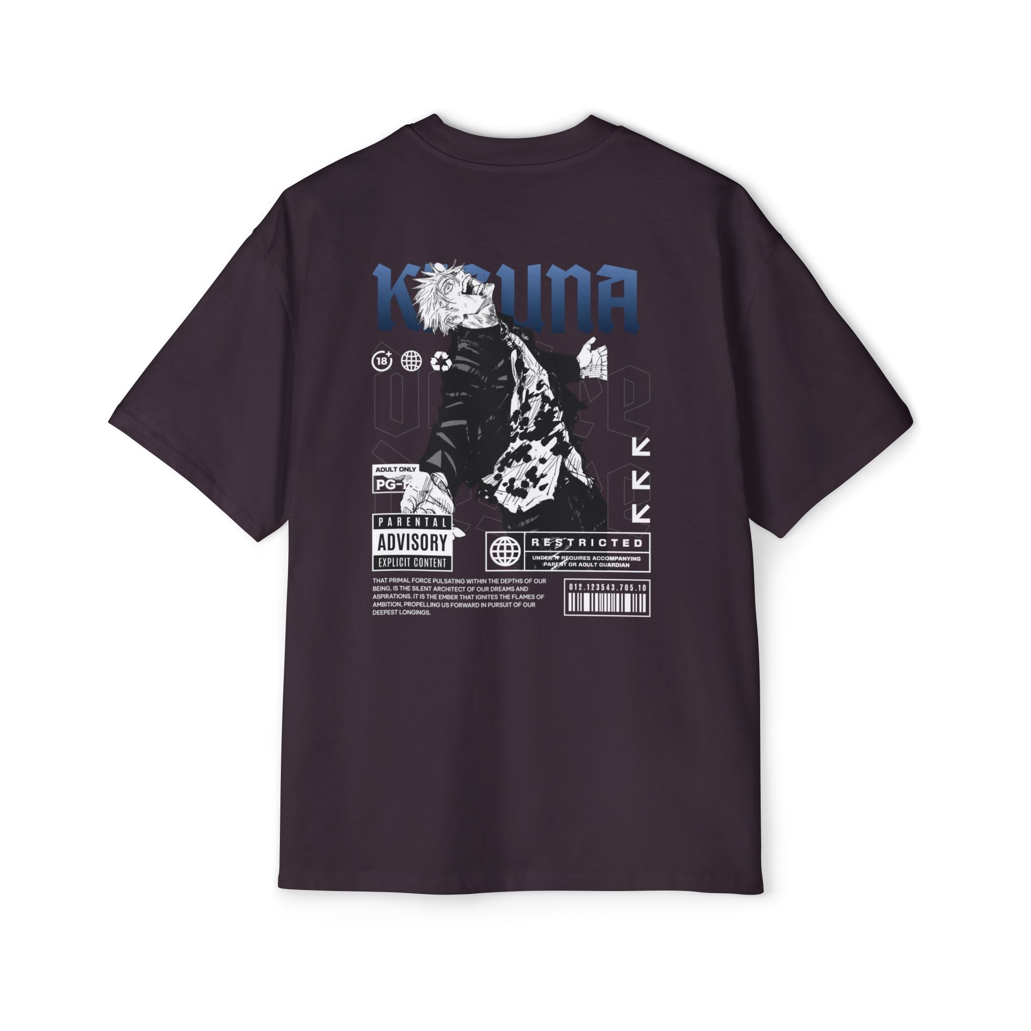 KIZUNA Anime Noir Oversized Graphic Tee