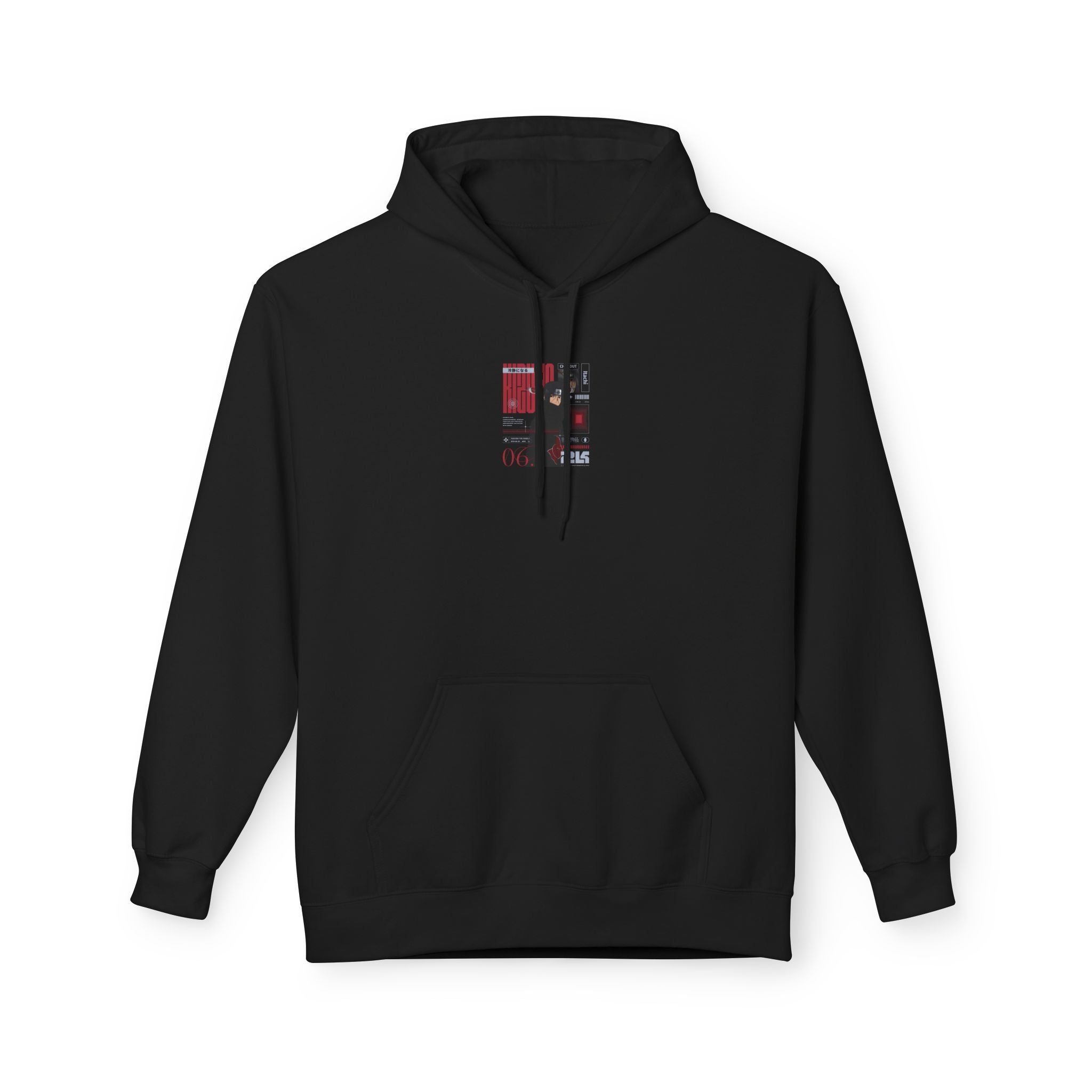 KIZUNA Red Tech Back print Graphic Hoodie