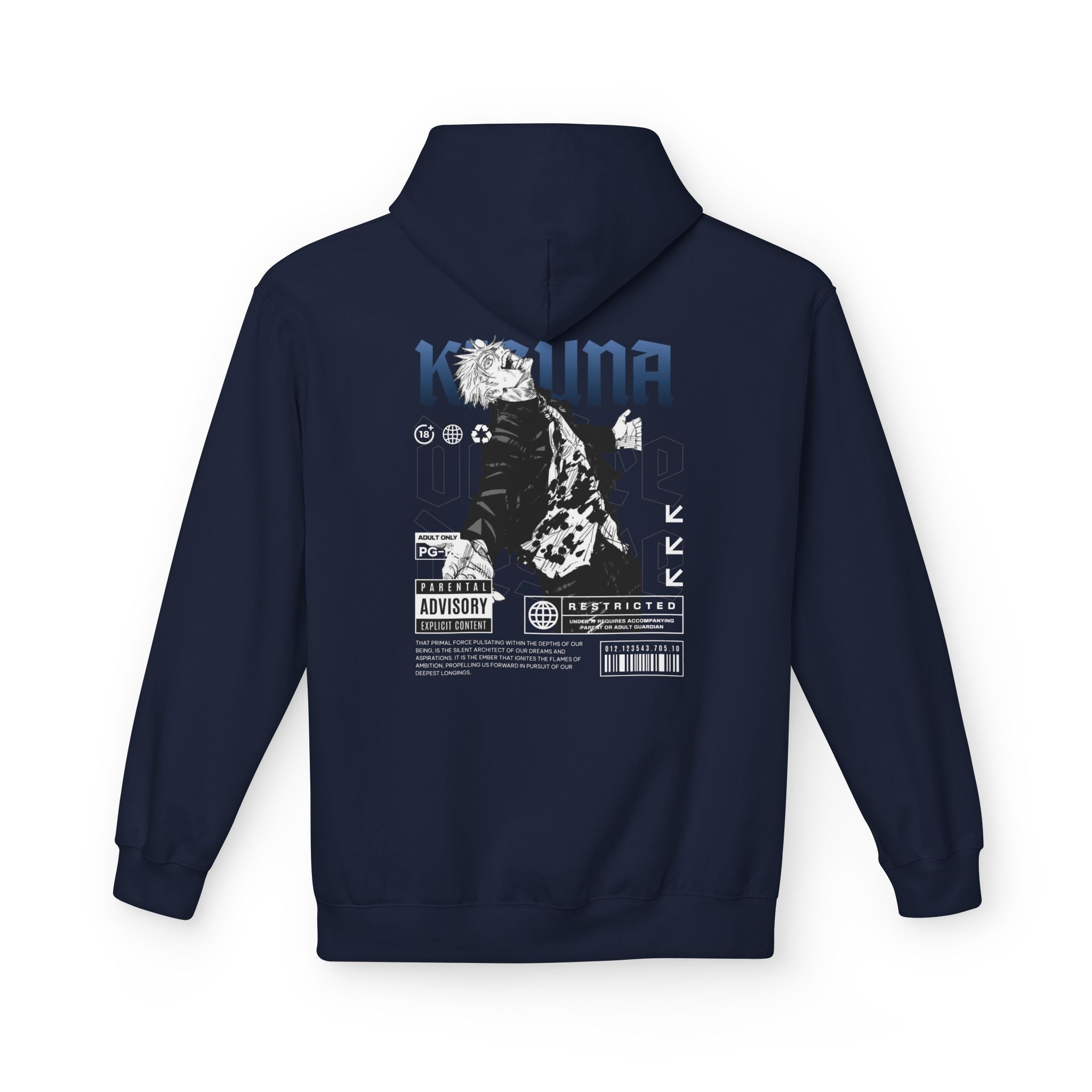 KIZUNA Anime Noir Graphic Hoodie