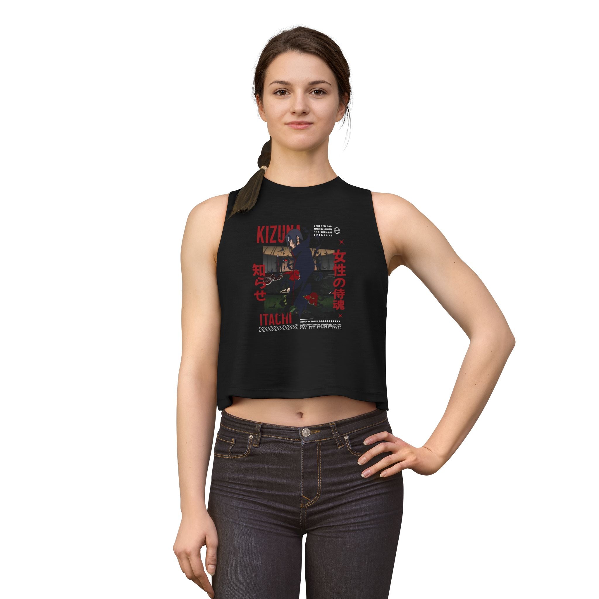 Itachi Kizuna Anime Crop Top