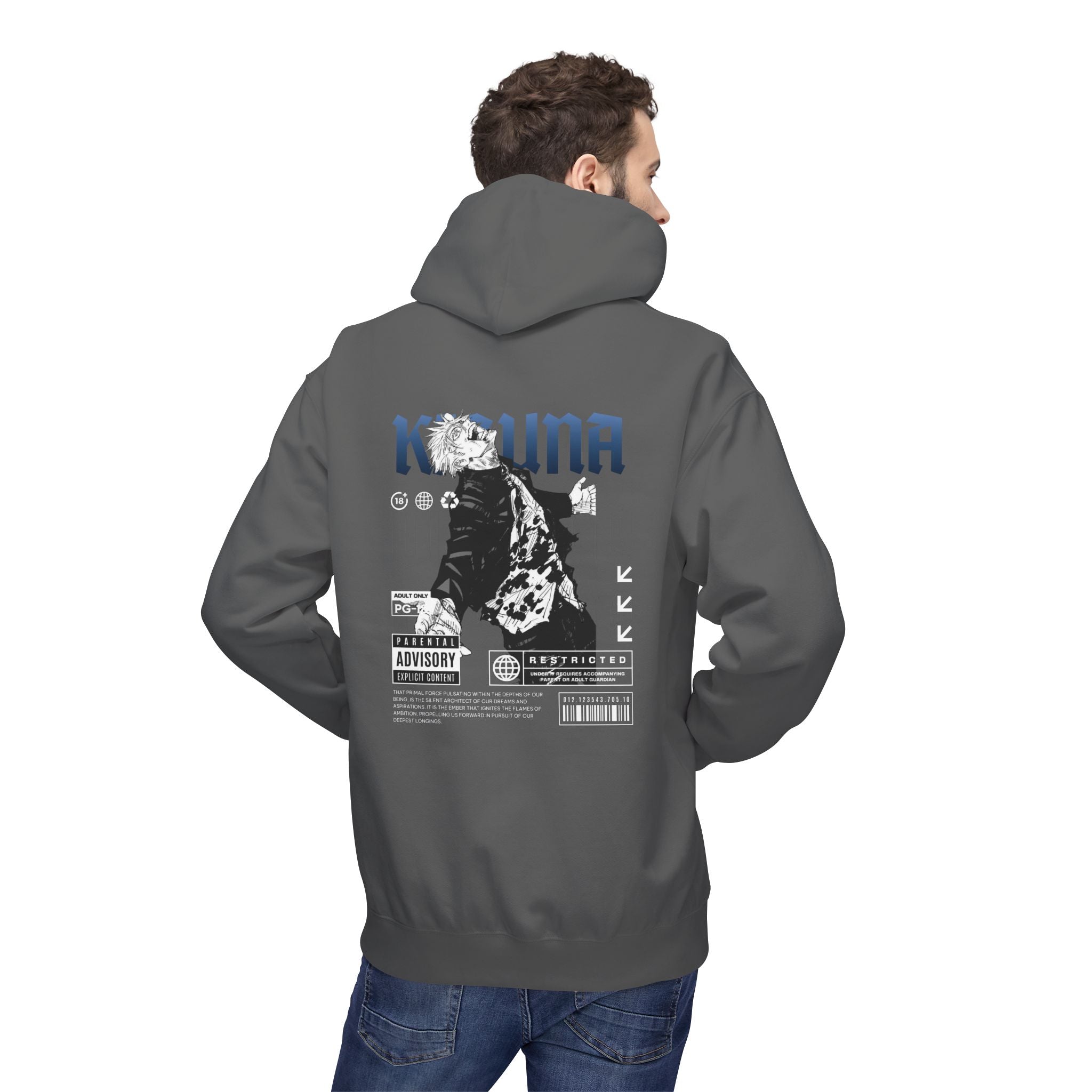 KIZUNA Anime Noir Graphic Hoodie