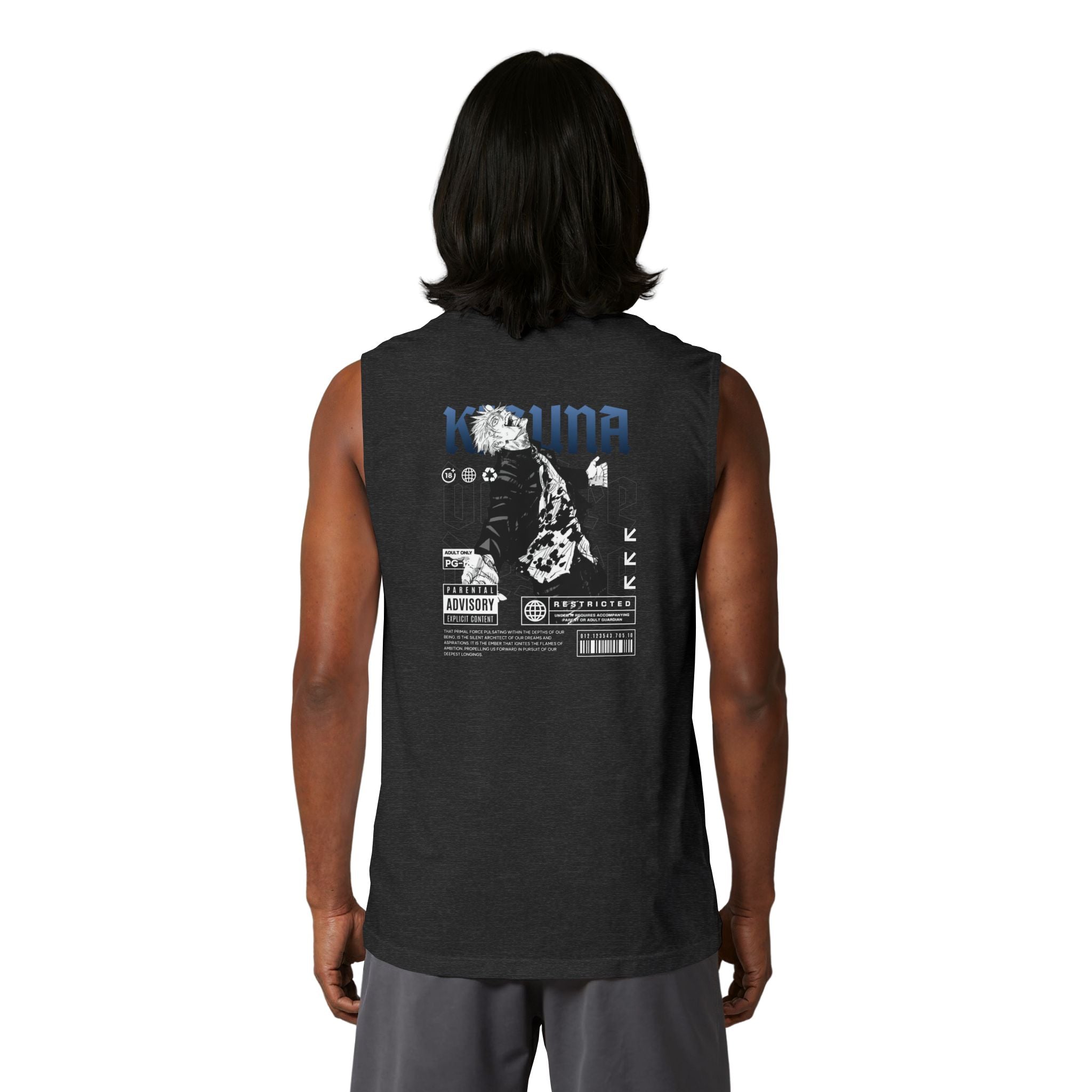 KIZUNA Anime Noir Graphic Muscle Tank