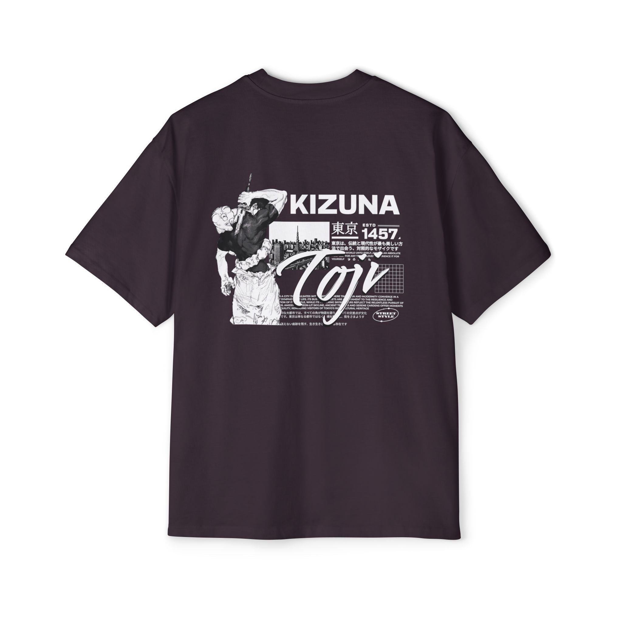 KIZUNA Toji Vintage Anime Oversized Tee