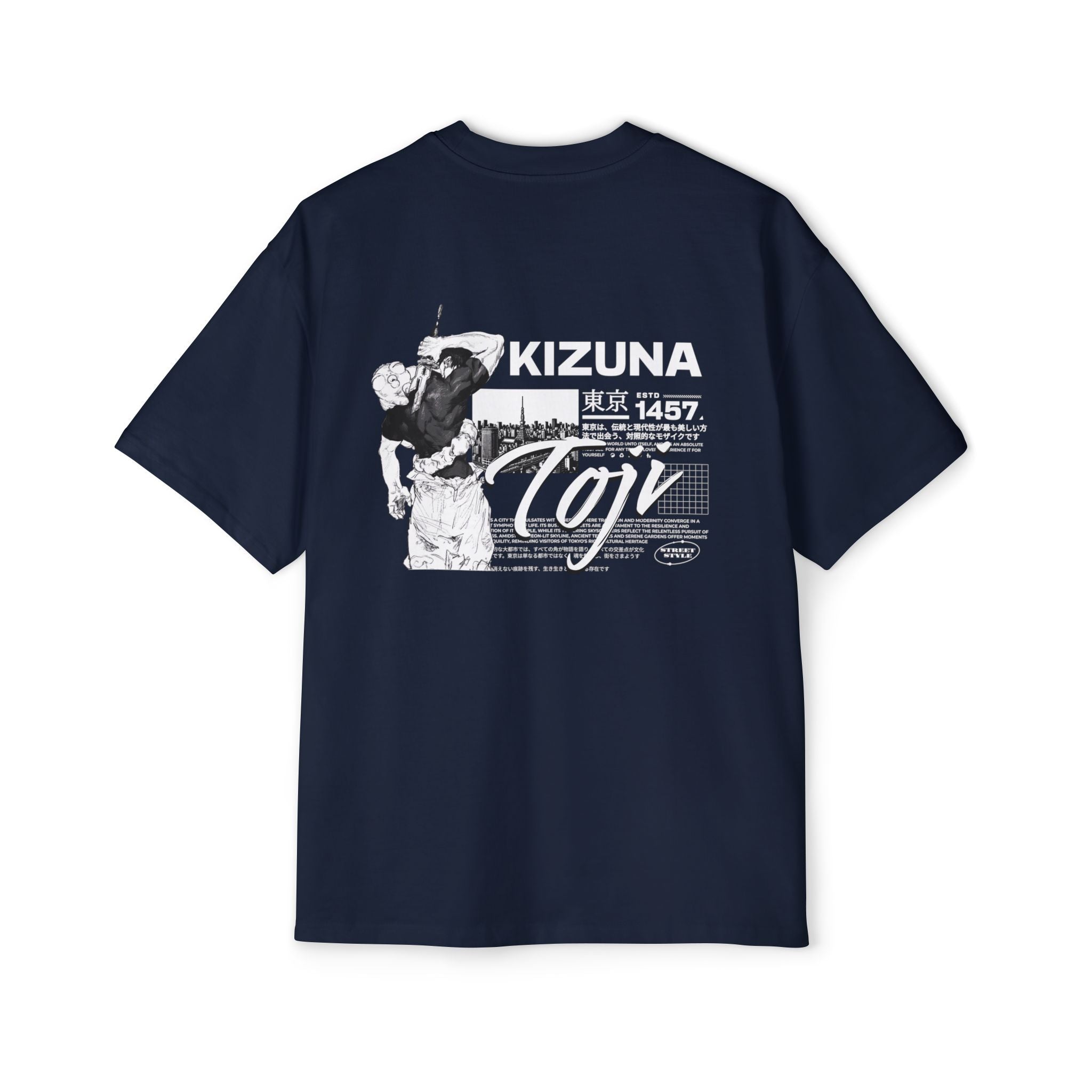 KIZUNA Toji Vintage Anime Oversized Tee