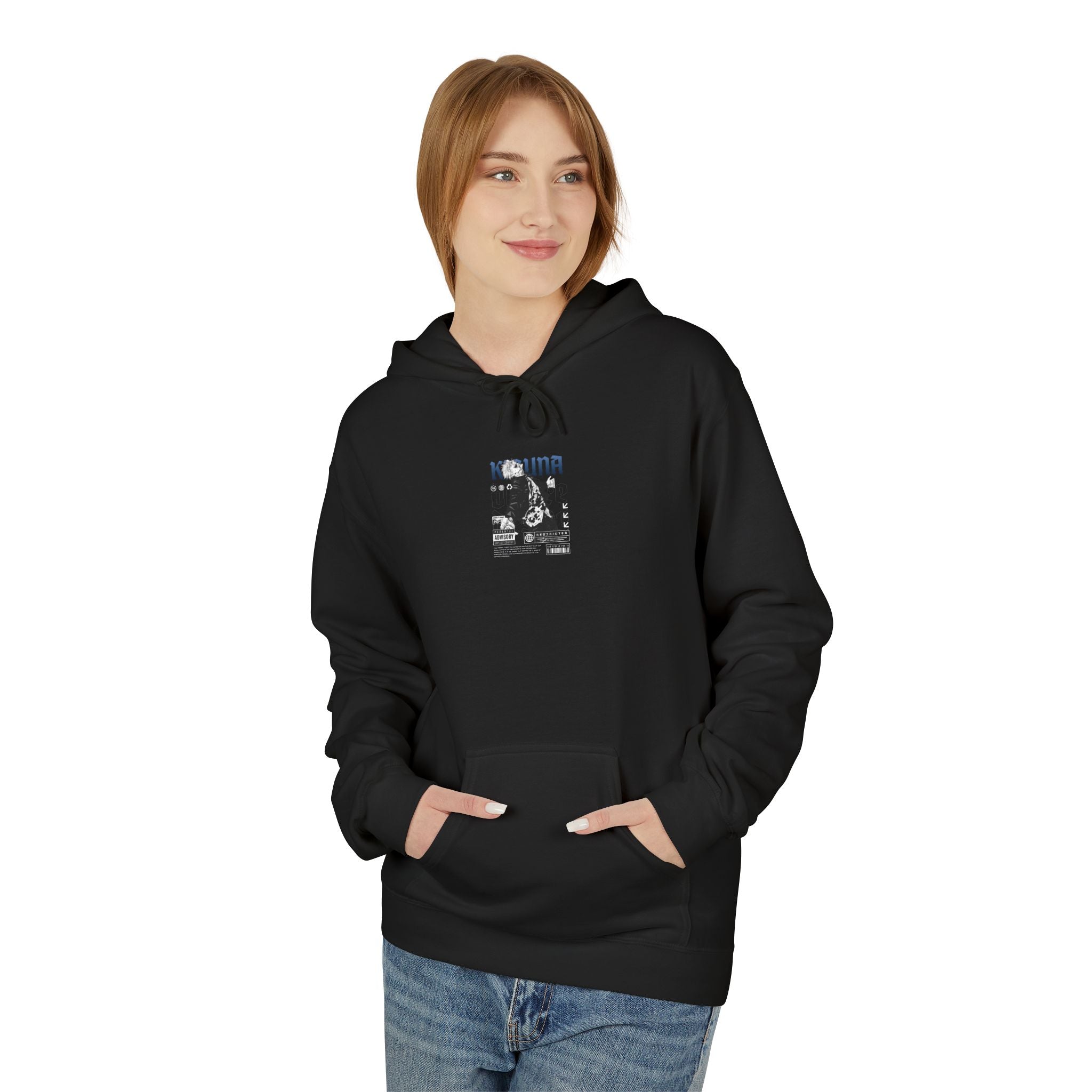 KIZUNA Anime Noir Graphic Hoodie