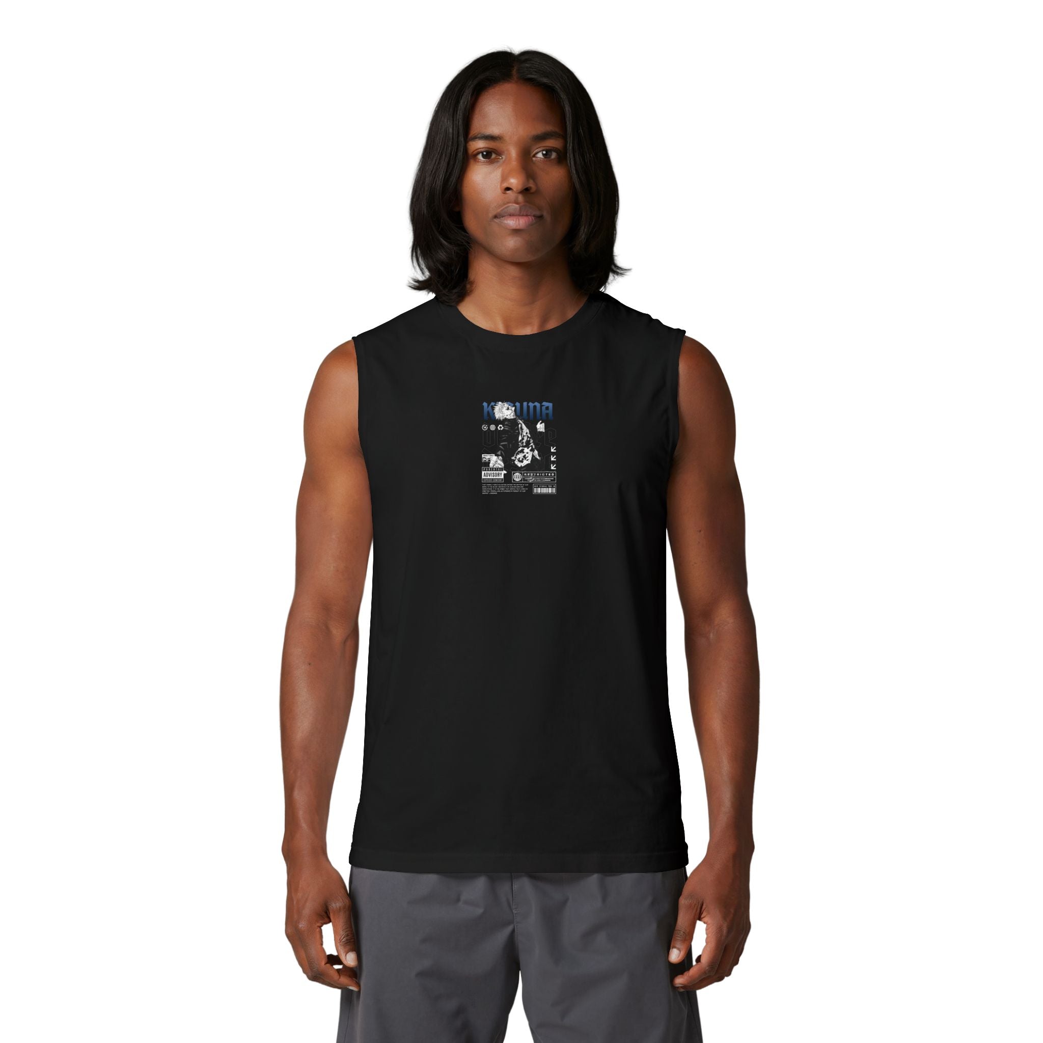KIZUNA Anime Noir Graphic Muscle Tank