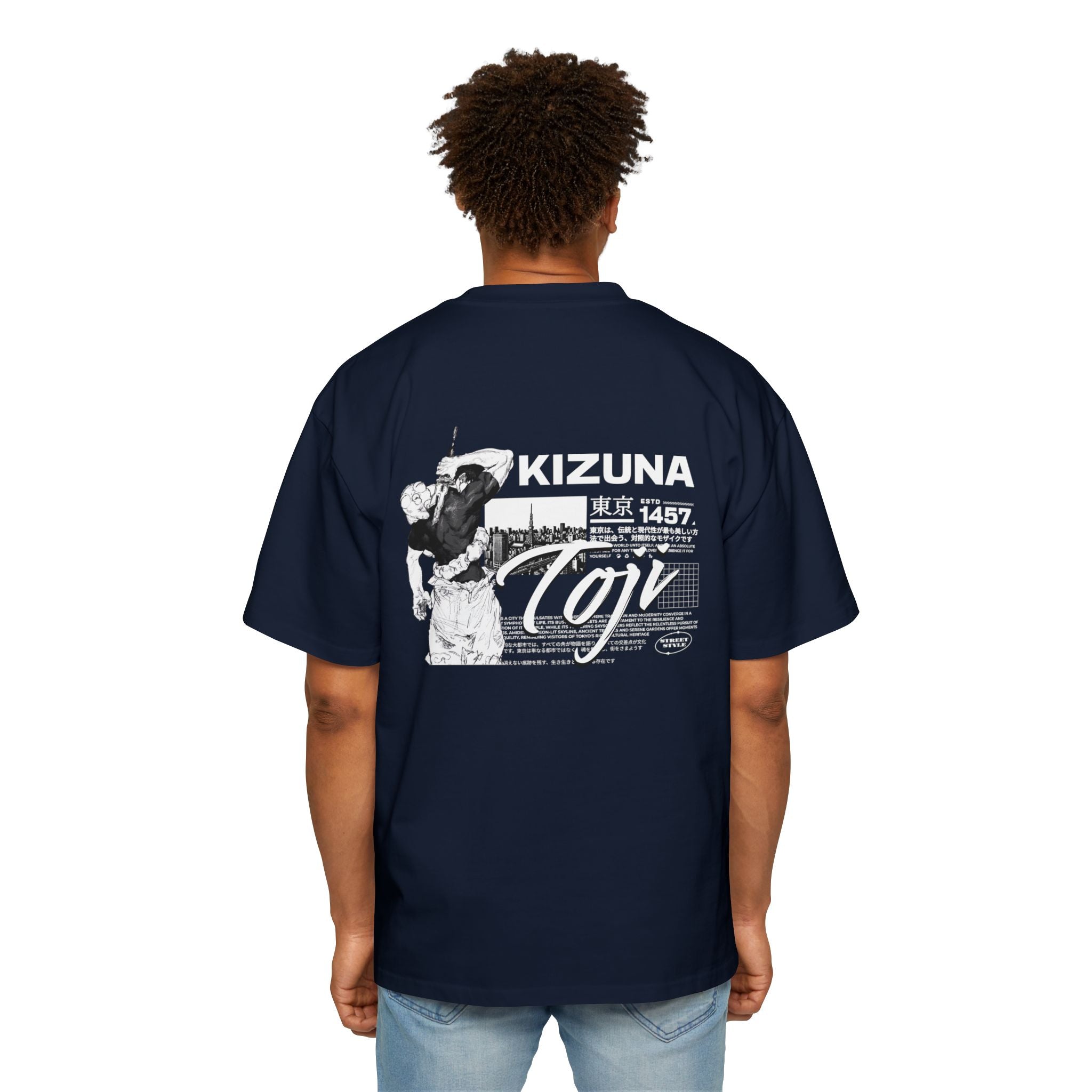 KIZUNA Toji Vintage Anime Oversized Tee