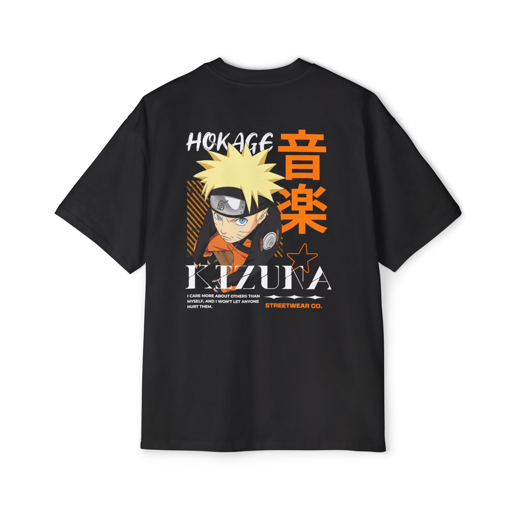 KIZUNA Naruto Hokage Kazuna Graphic Oversized Tee