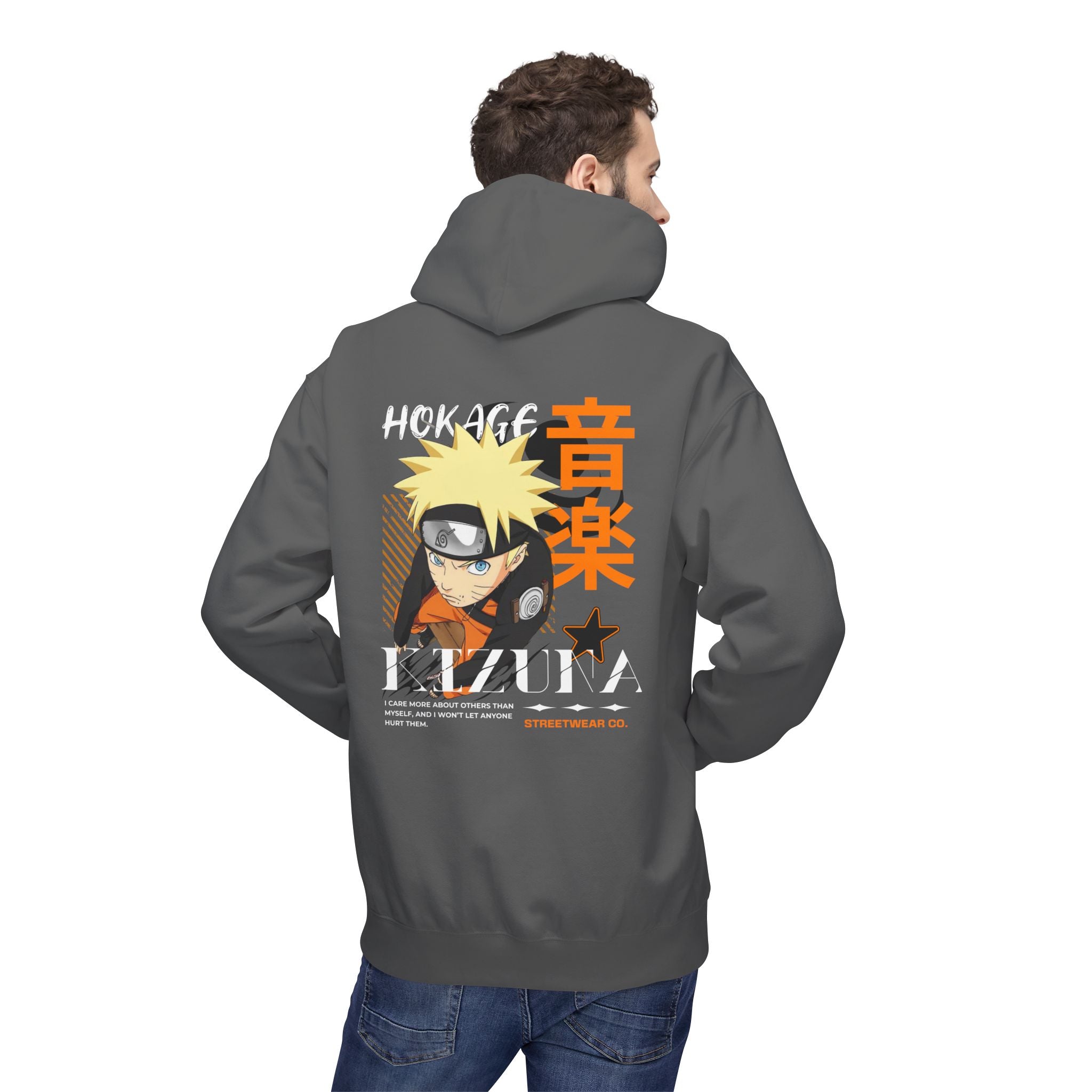 KIZUNA Naruto 'Hokage' Minato Graphic Hoodie