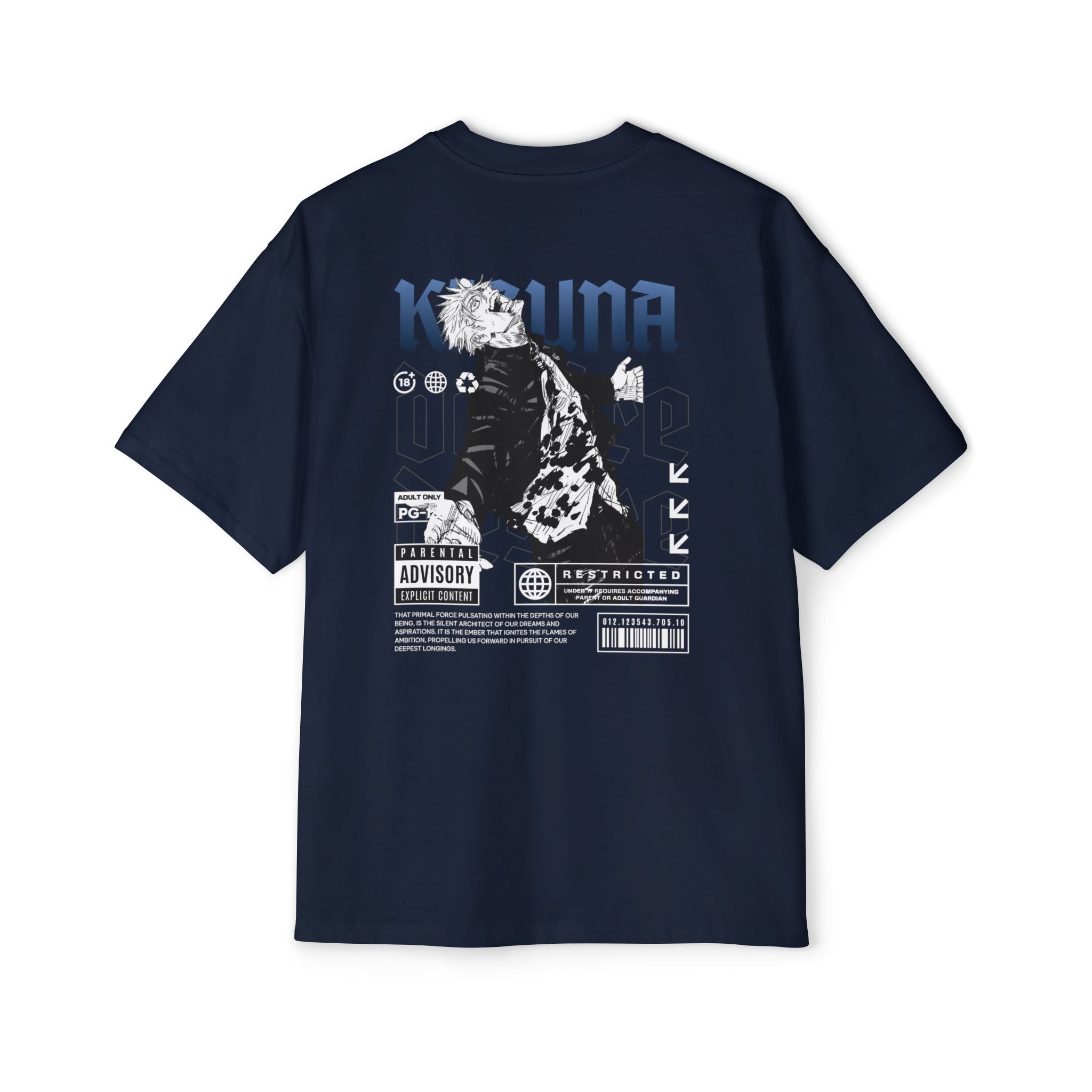 KIZUNA Anime Noir Oversized Graphic Tee