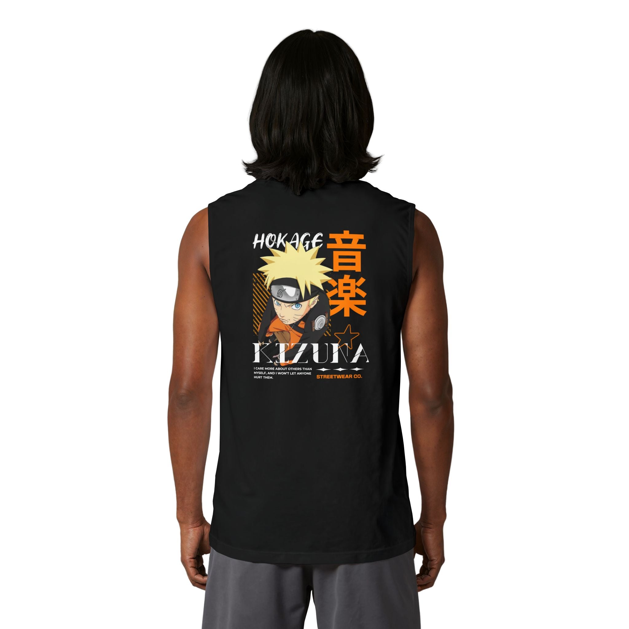 KIZUNA Naruto 'Hokage' Minato Graphic Muscle Tank