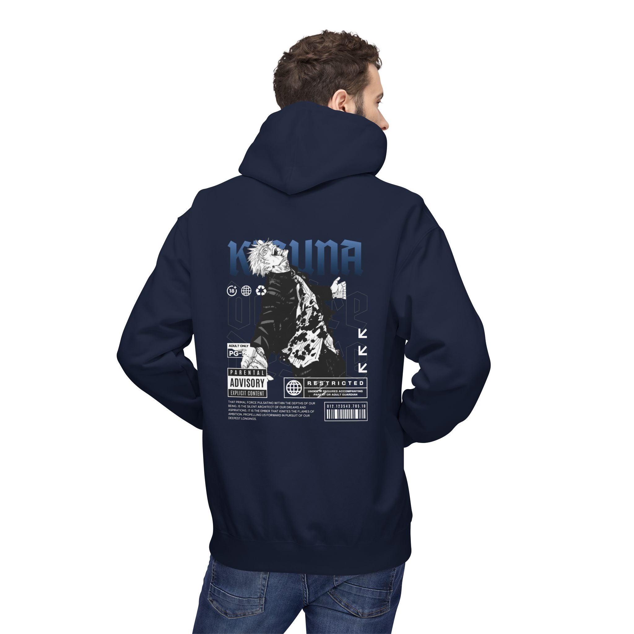 KIZUNA Anime Noir Graphic Hoodie