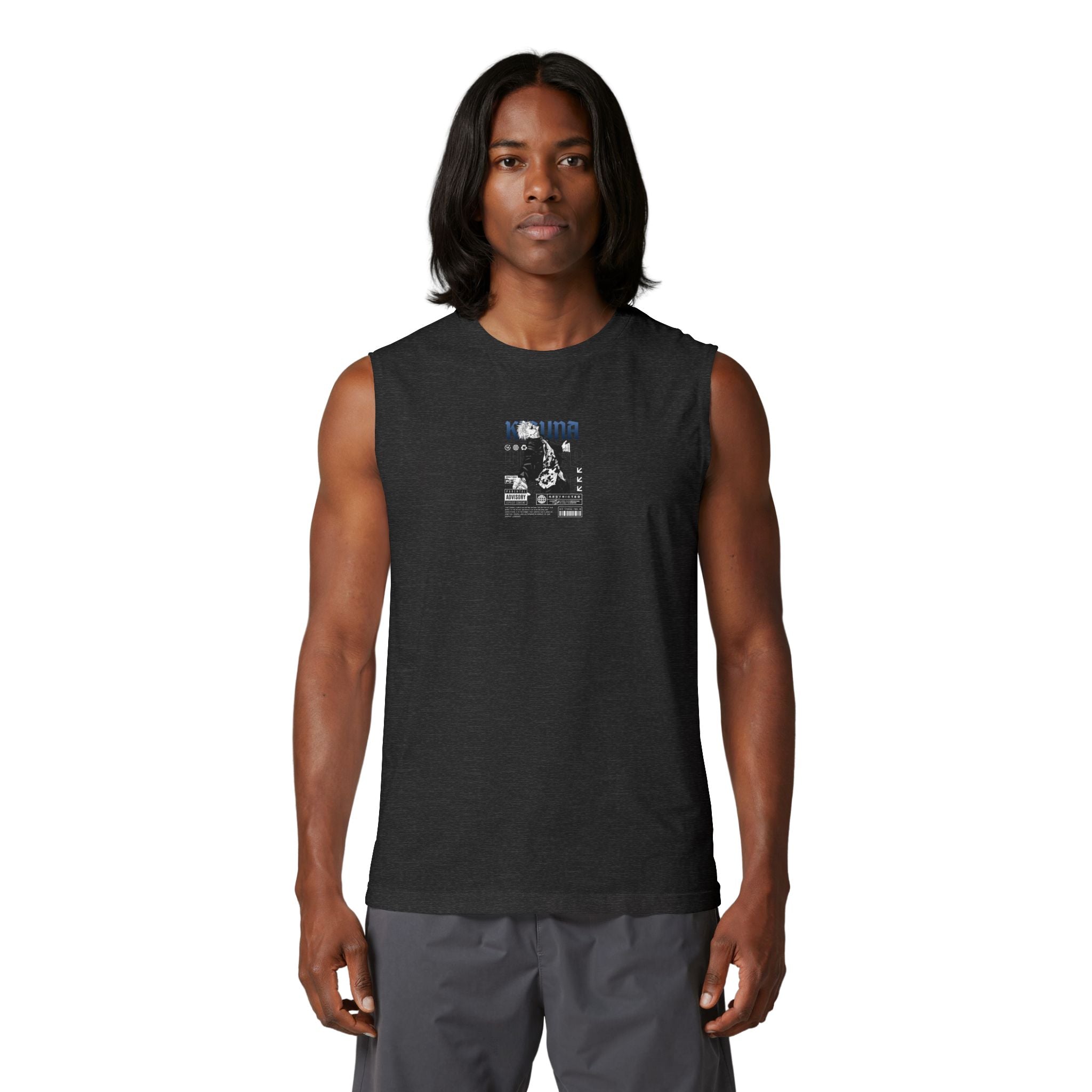KIZUNA Anime Noir Graphic Muscle Tank
