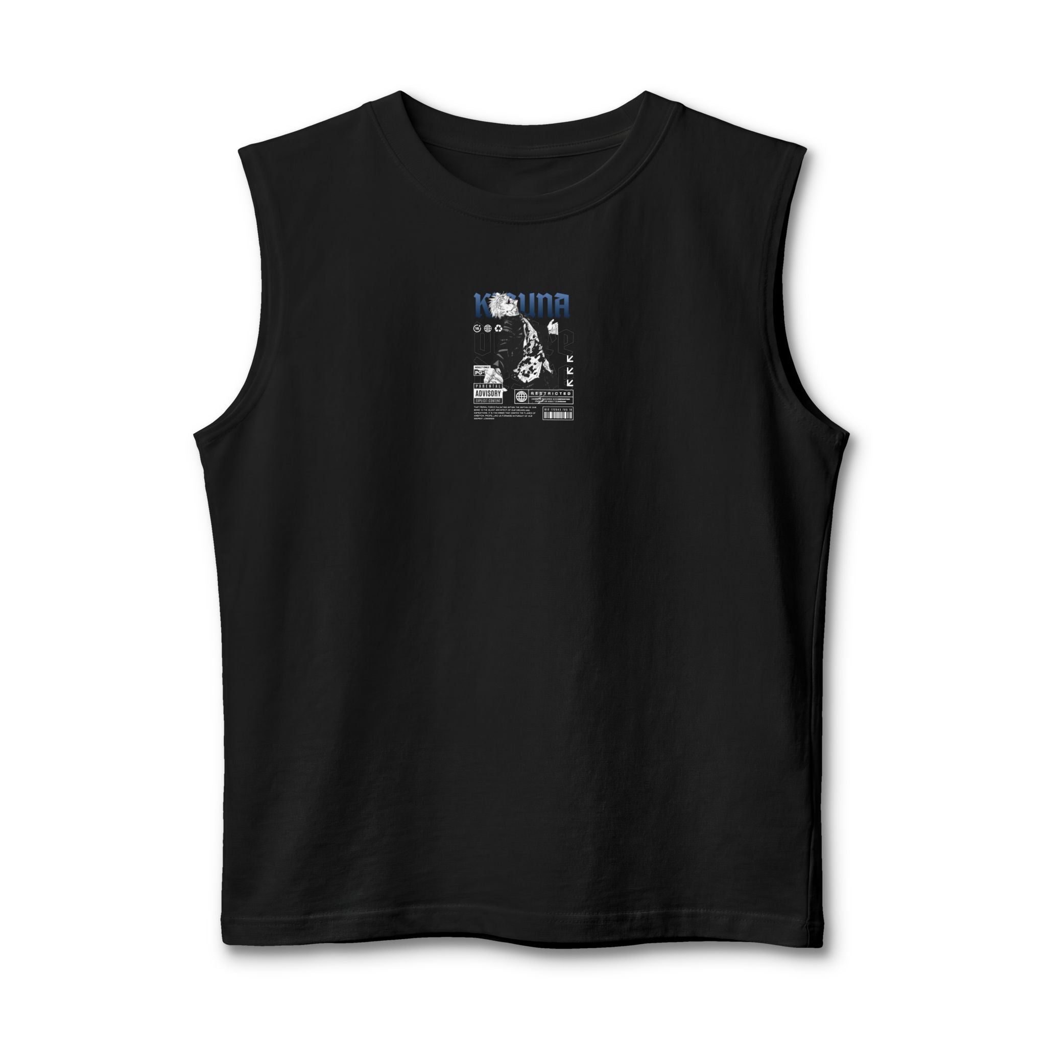 KIZUNA Anime Noir Graphic Muscle Tank