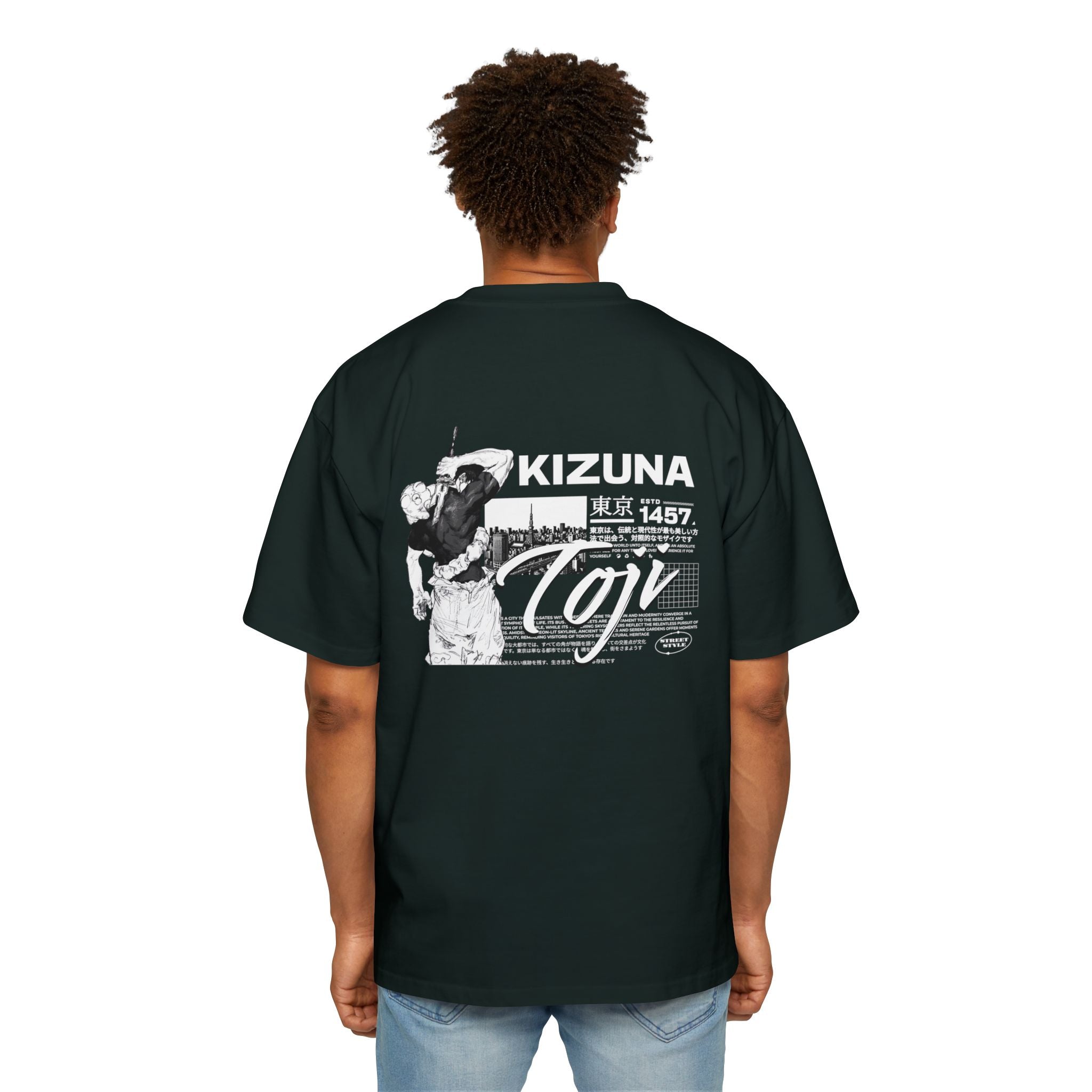 KIZUNA Toji Vintage Anime Oversized Tee