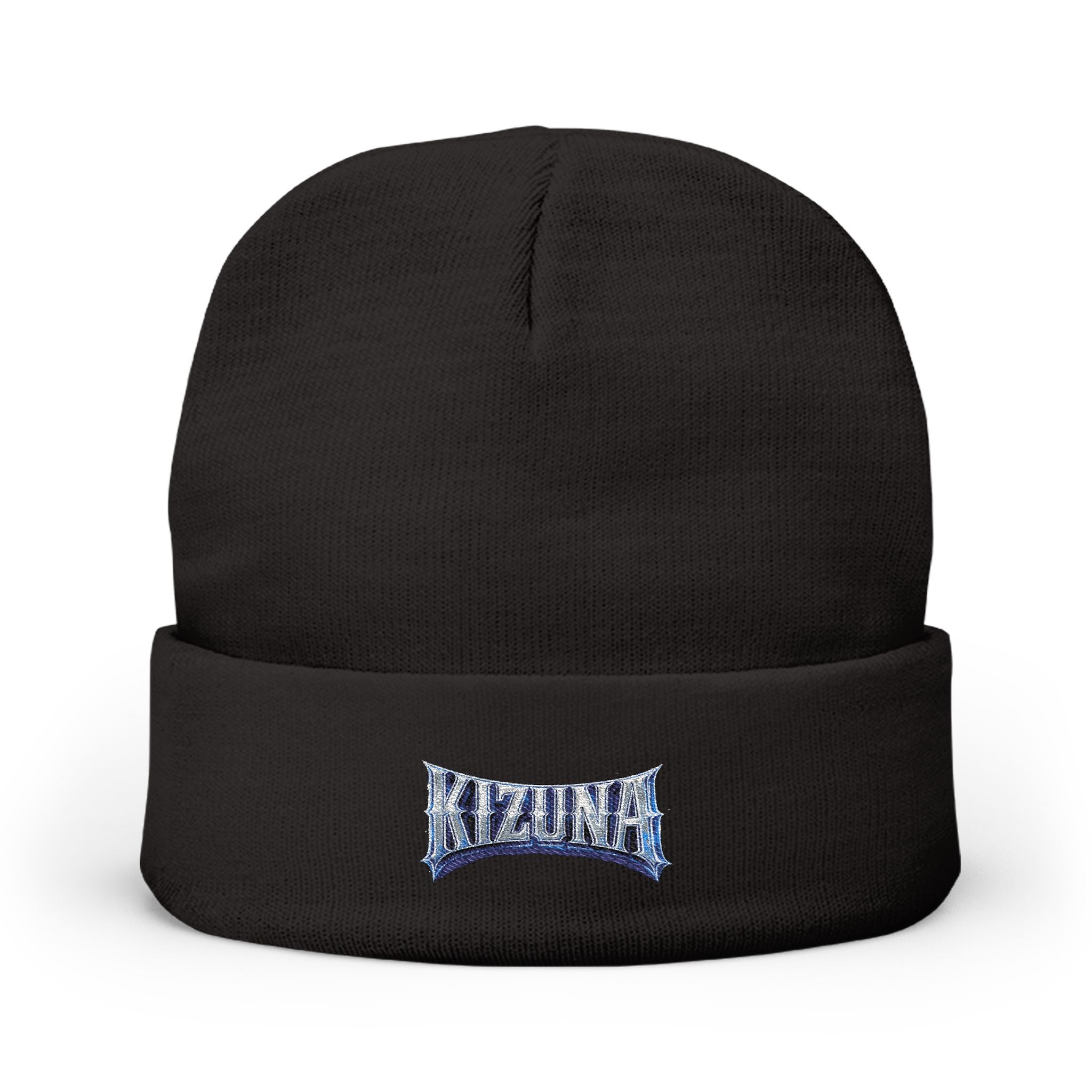 'KIZUNA' Sparkle Logo Knit Beanie