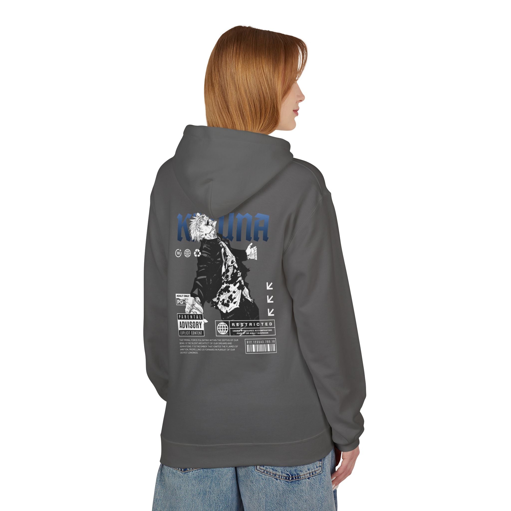 KIZUNA Anime Noir Graphic Hoodie