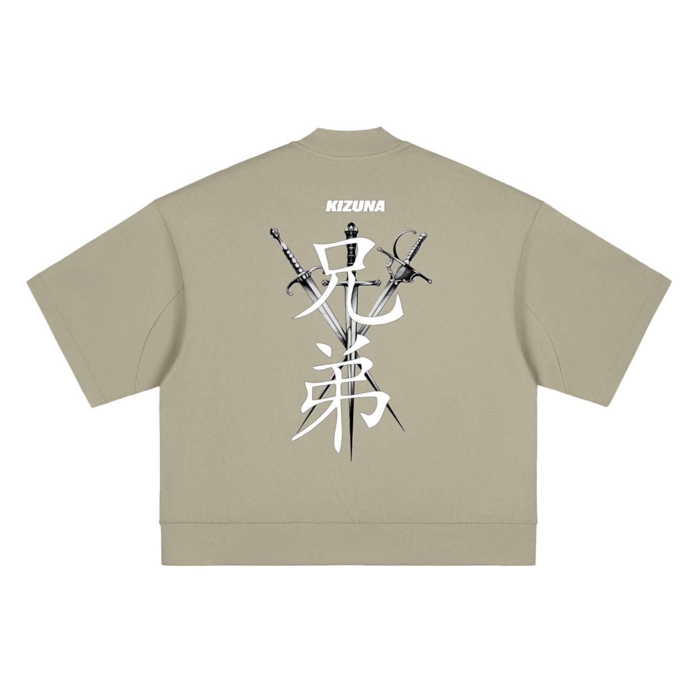 Heavyweight Oversized Mock Neck T-shirt