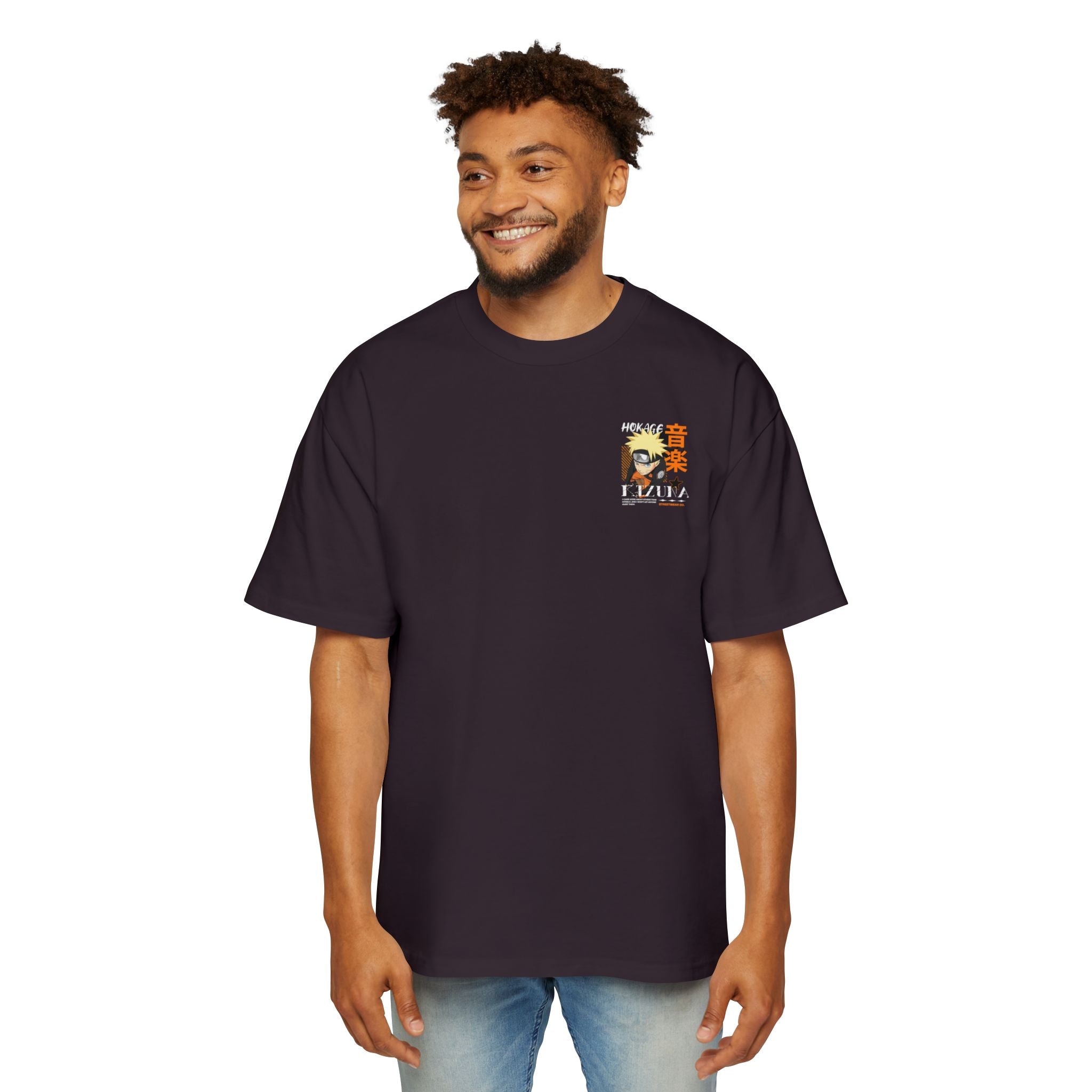 KIZUNA Naruto Hokage Kazuna Graphic Oversized Tee
