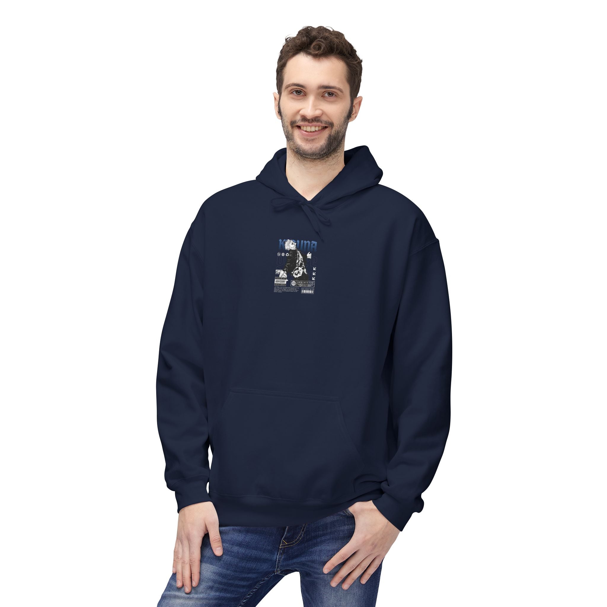 KIZUNA Anime Noir Graphic Hoodie