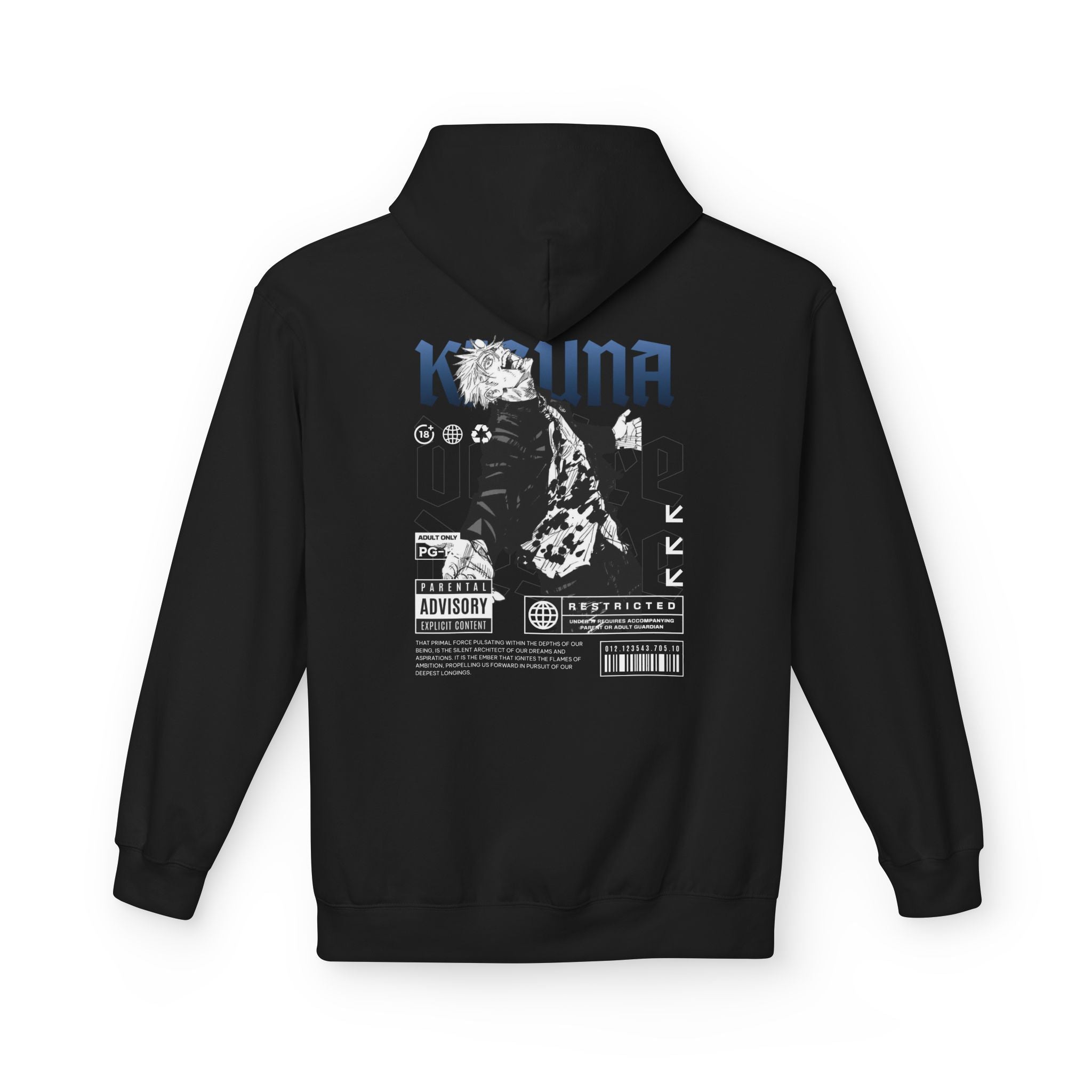 KIZUNA Anime Noir Graphic Hoodie