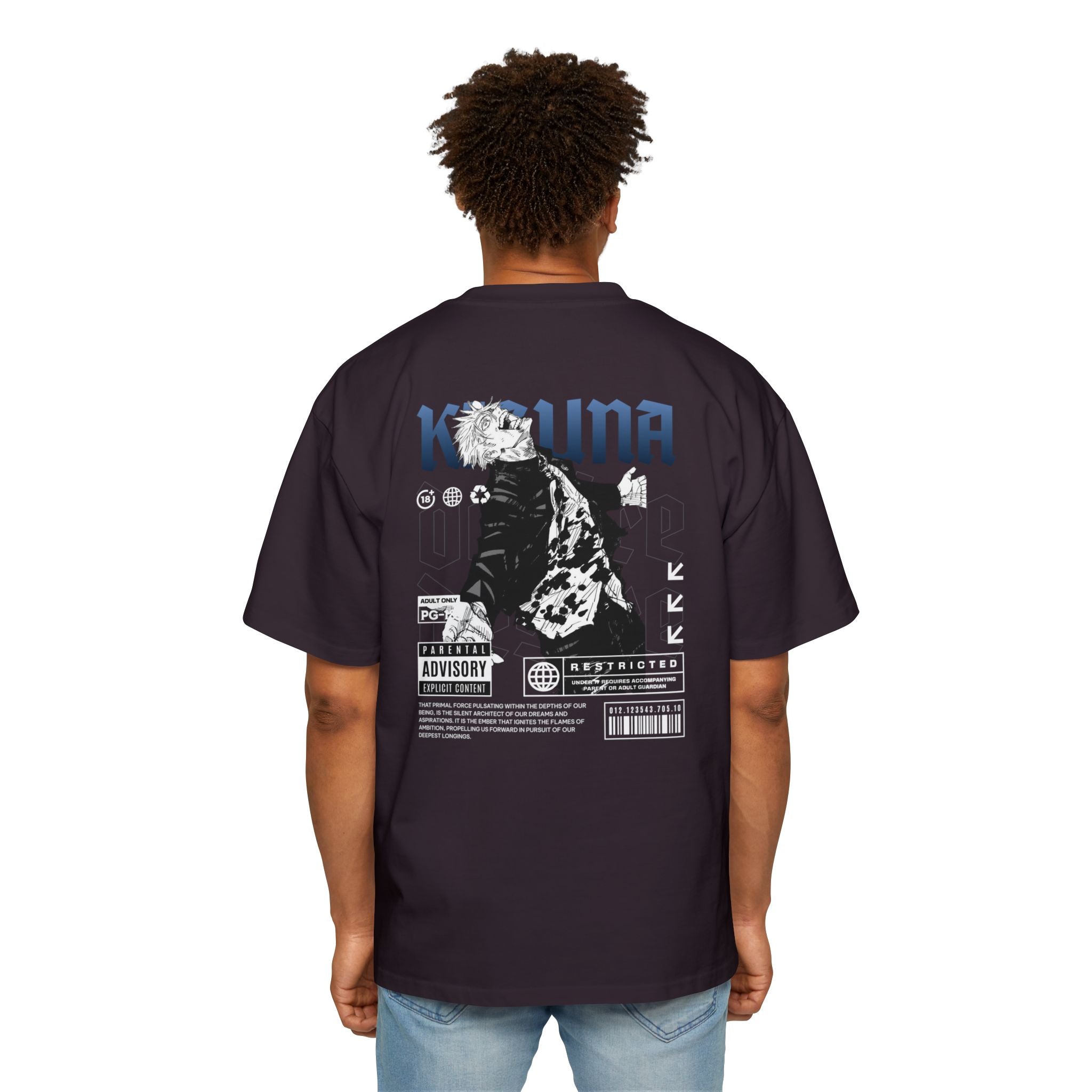 KIZUNA Anime Noir Oversized Graphic Tee