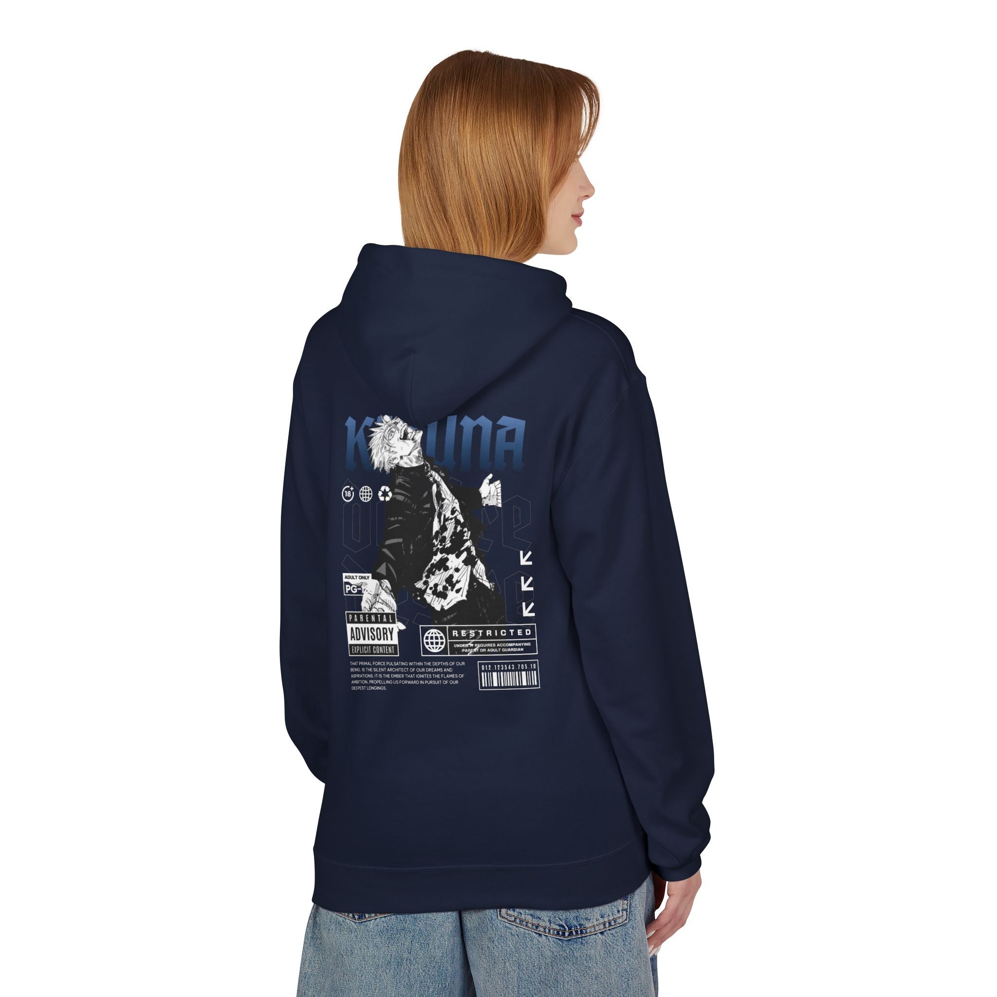 KIZUNA Anime Noir Graphic Hoodie