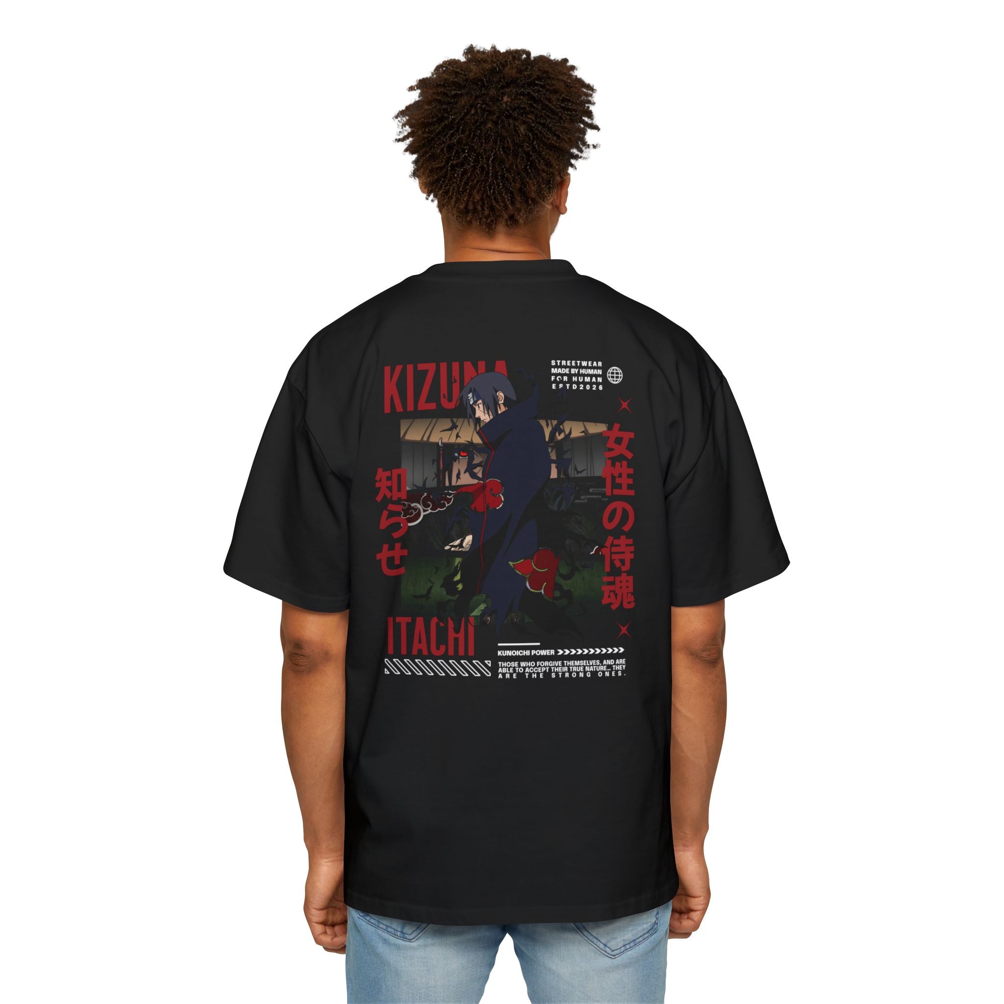 KIZUNA Samurai Graphic Oversized Tee