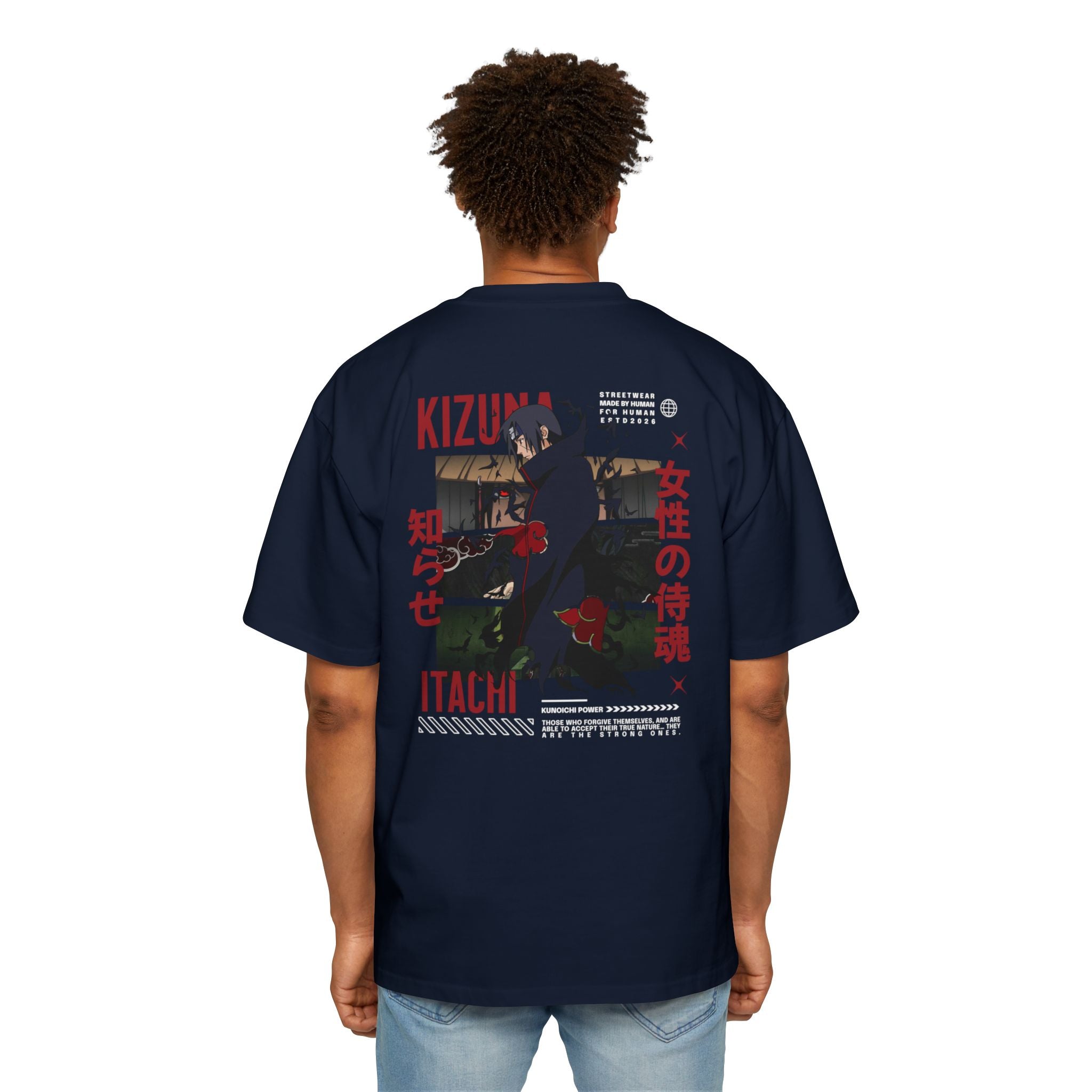KIZUNA Samurai Graphic Oversized Tee