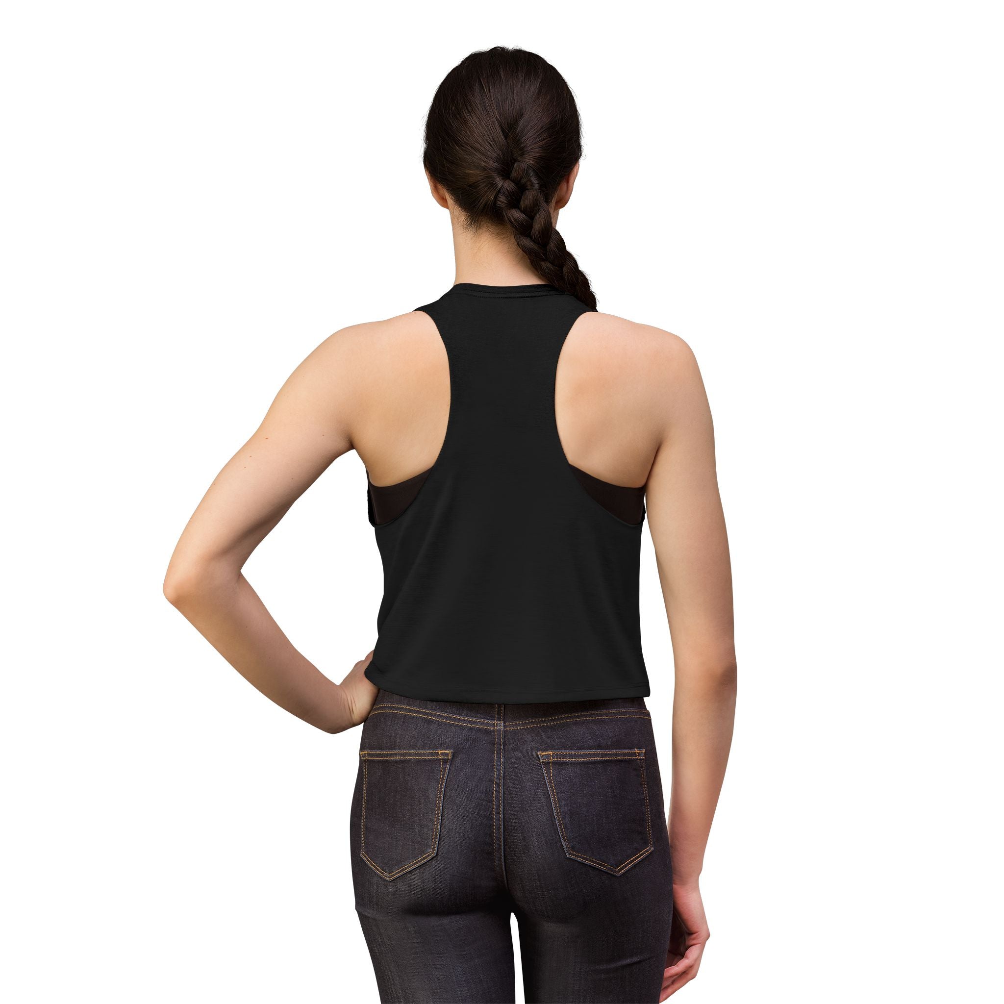 KIZUNA Anime Noir Graphic Crop Top