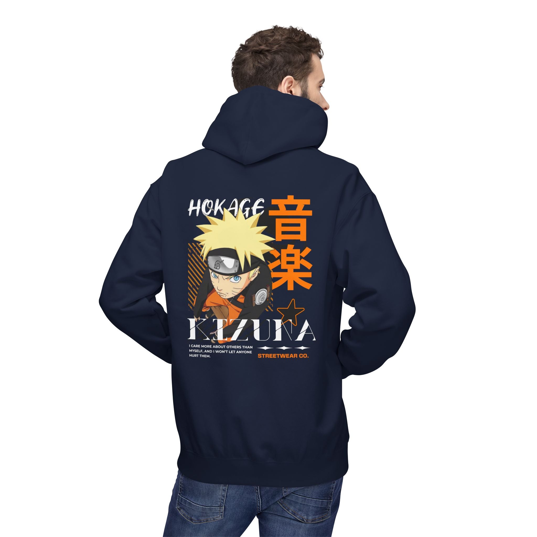 KIZUNA Naruto 'Hokage' Minato Graphic Hoodie