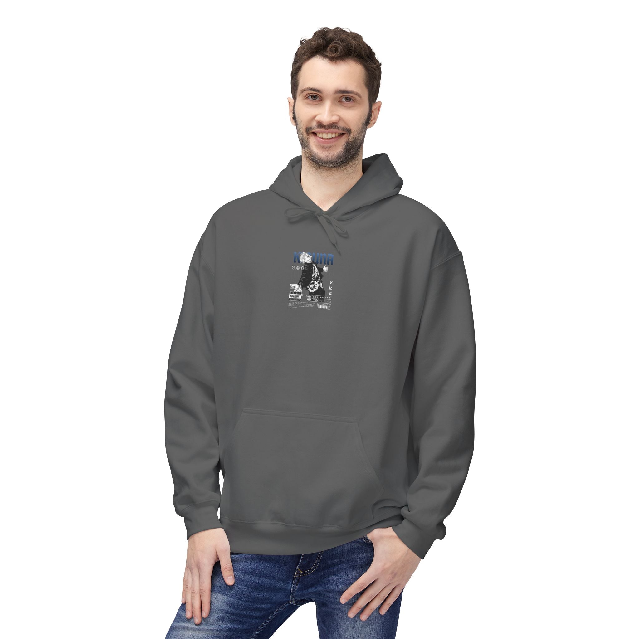 KIZUNA Anime Noir Graphic Hoodie