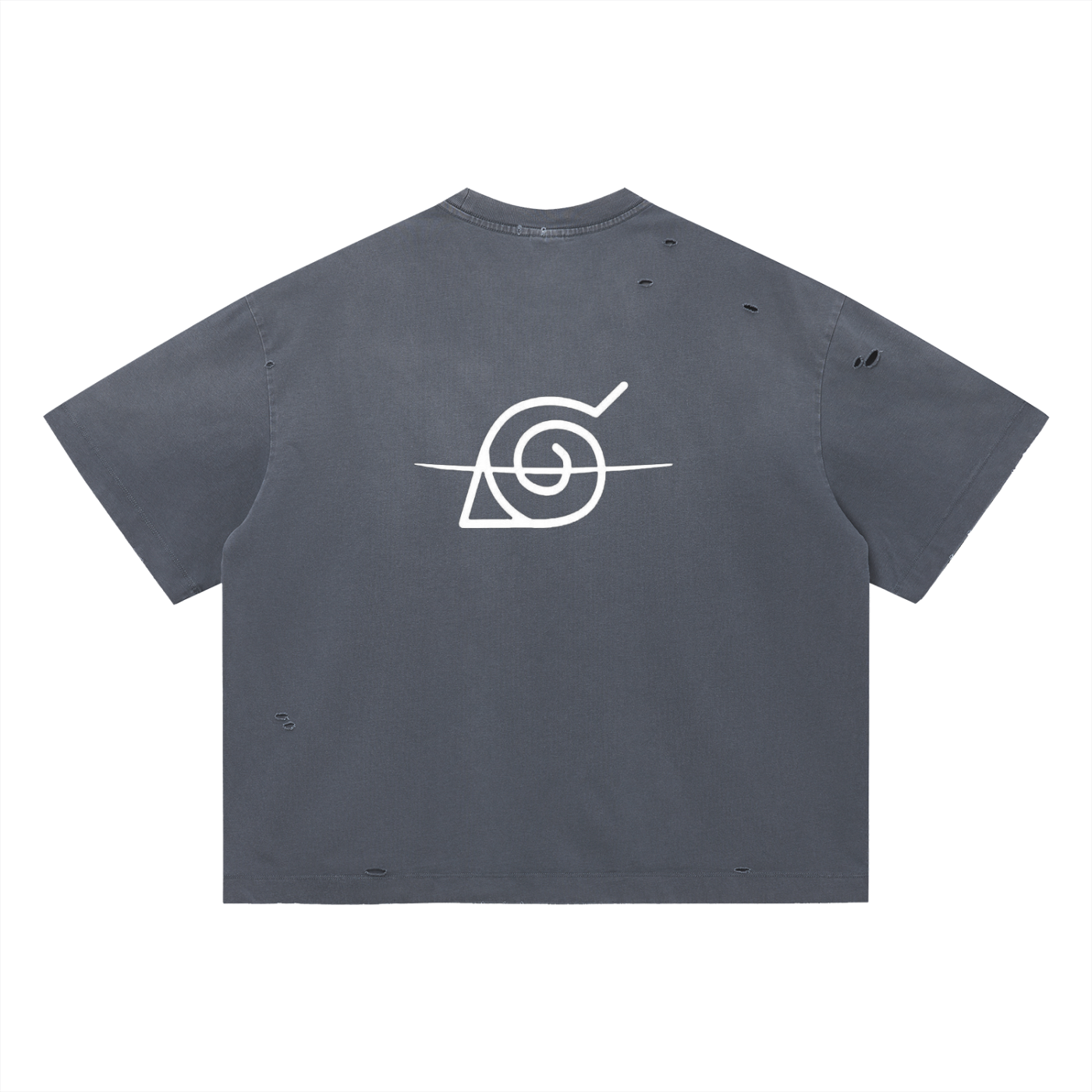 Vintage Washed Distressed Boxy Oversized T-Shirt