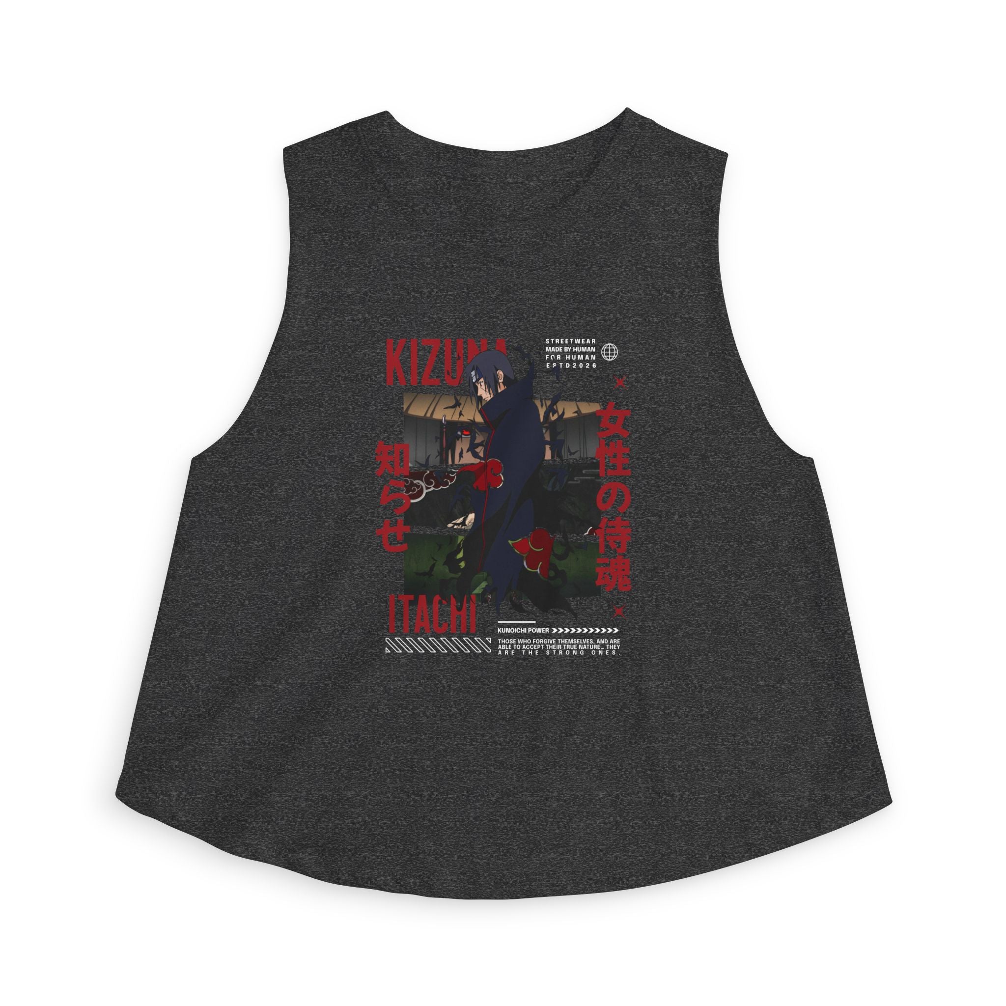 Itachi Kizuna Anime Crop Top