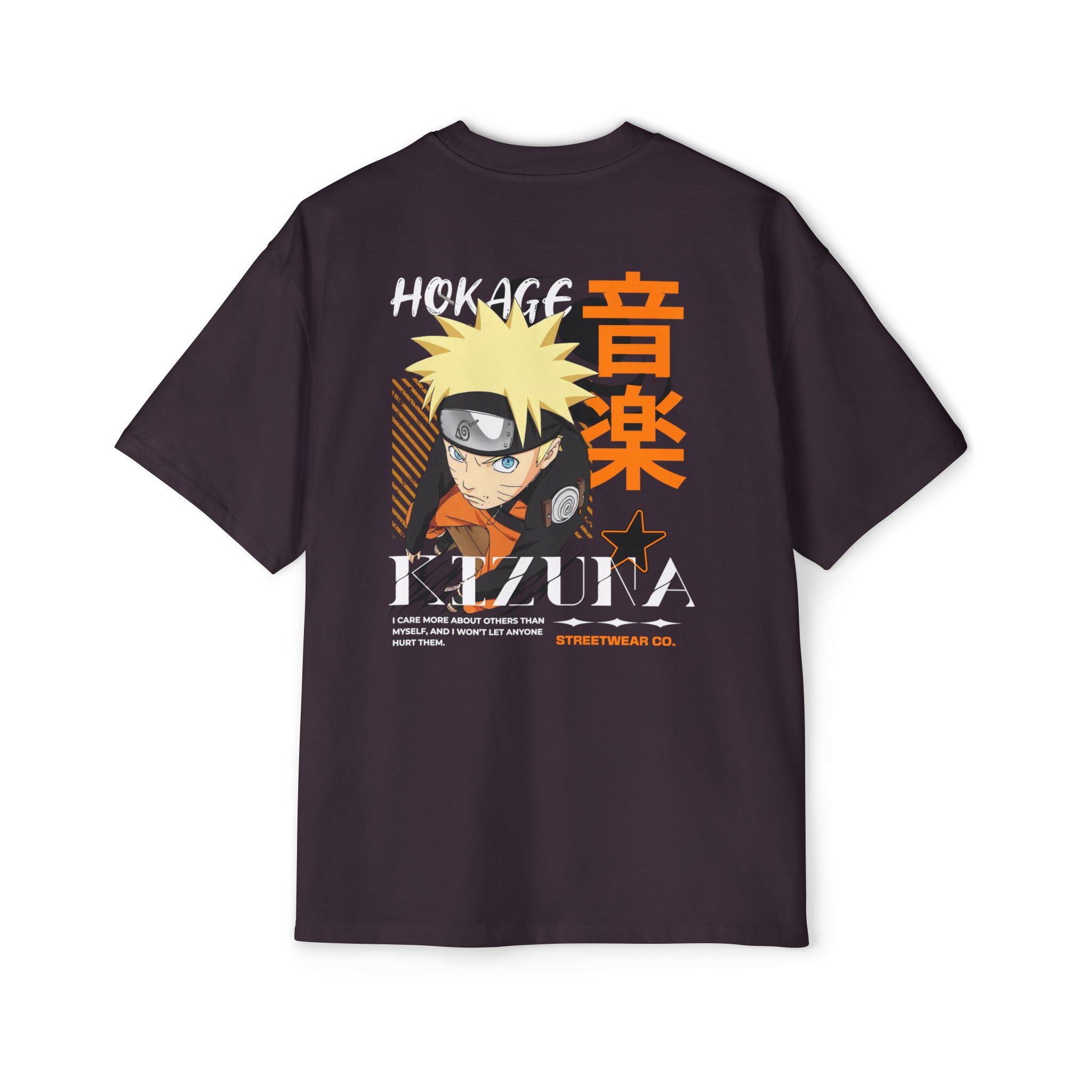 KIZUNA Naruto Hokage Kazuna Graphic Oversized Tee