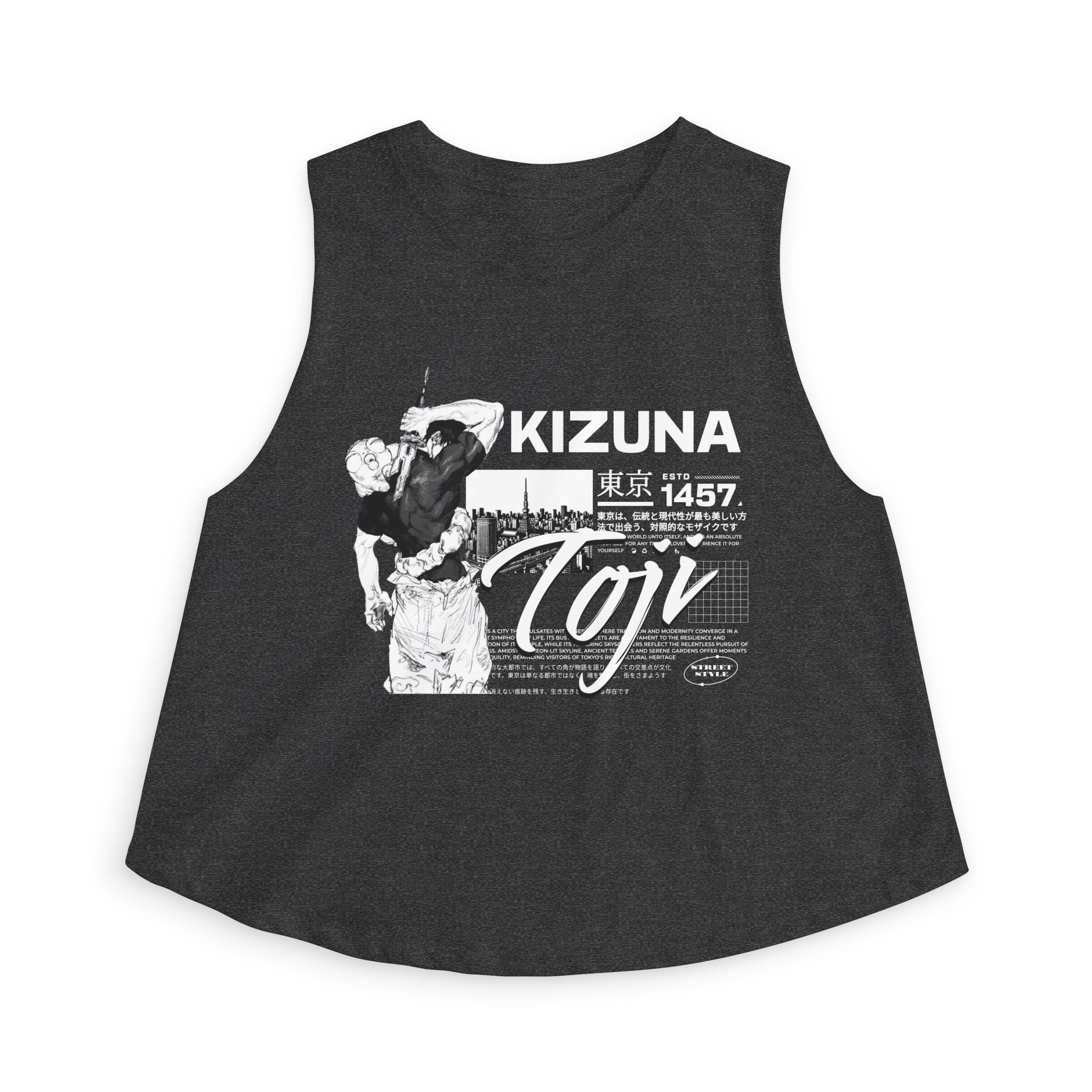 KIZUNA Toji Graphic Crop Top