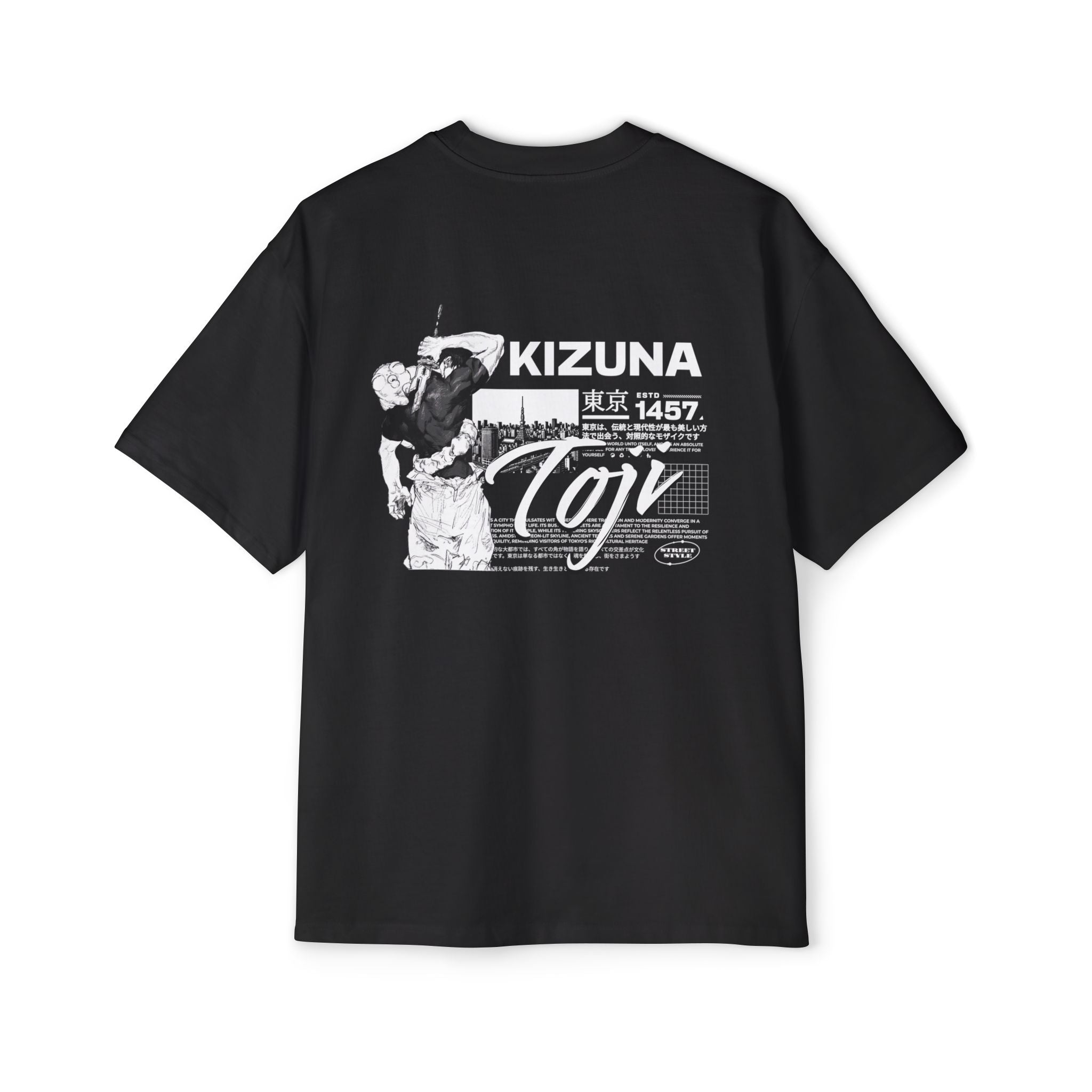 KIZUNA Toji Vintage Anime Oversized Tee