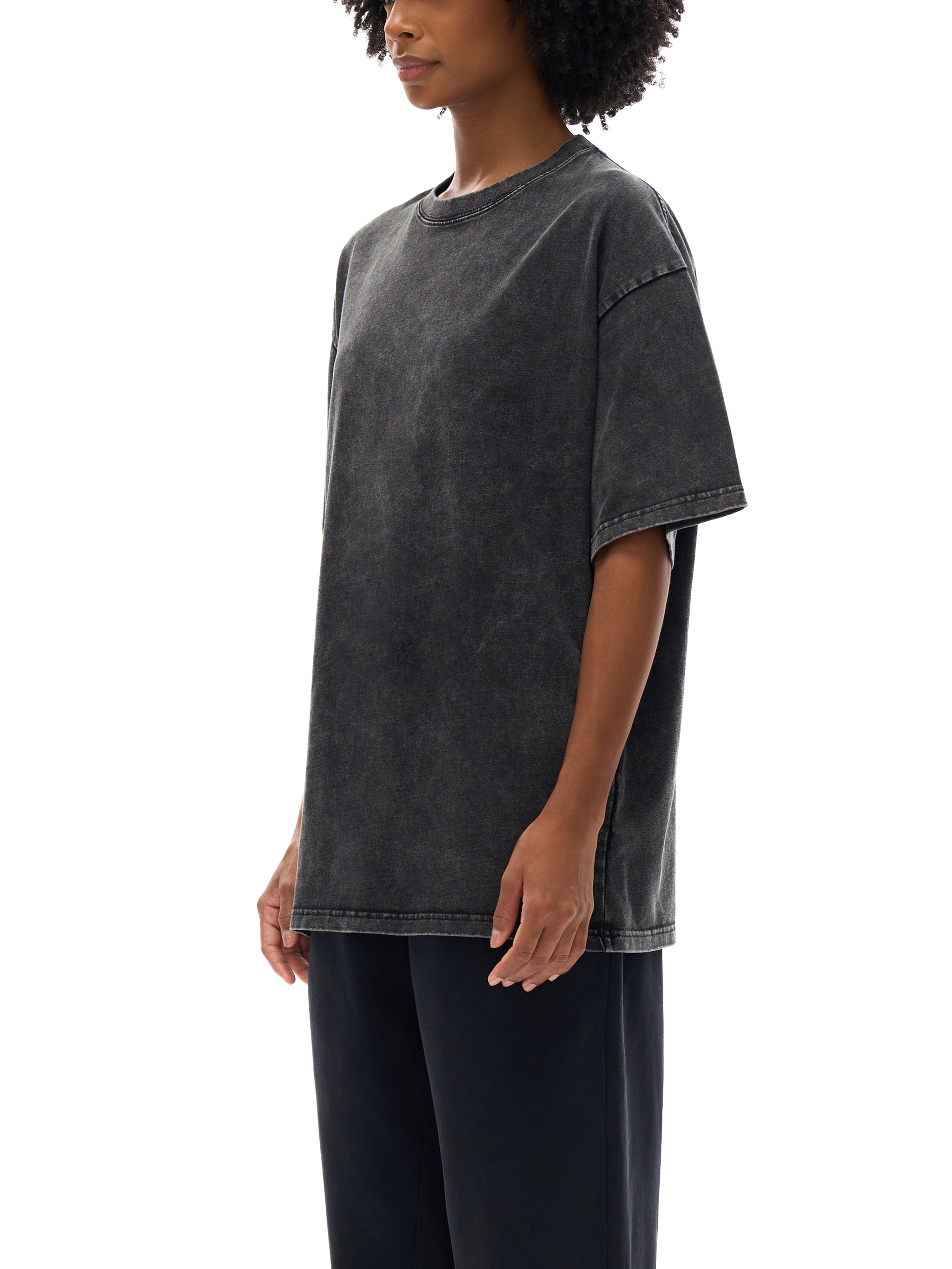Snow Washed Oversized Cotton T-Shirt rimuru tempest